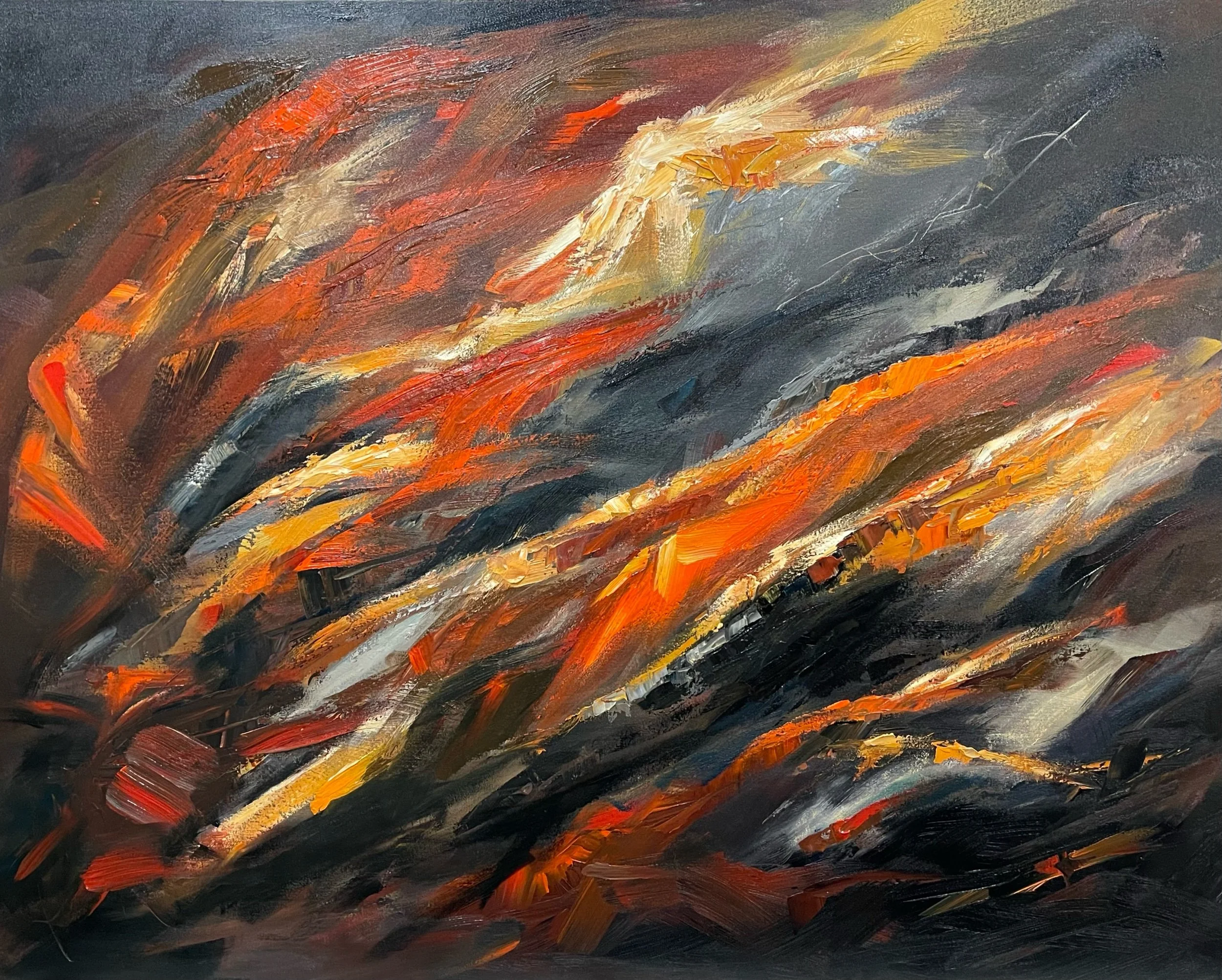 "Fiery Jazz" #574.  SOLD