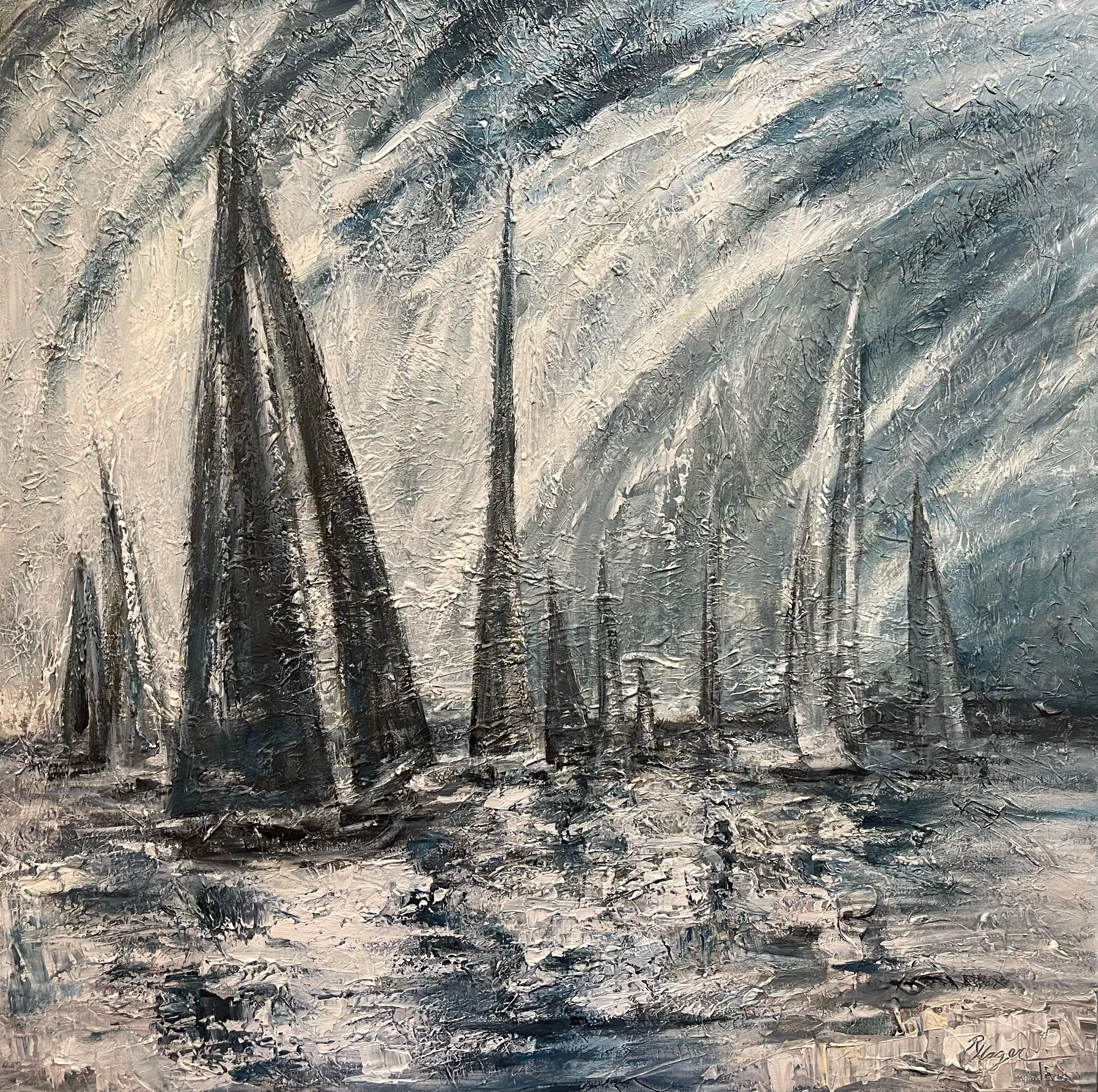 Sailing" #555.  Available.  $950