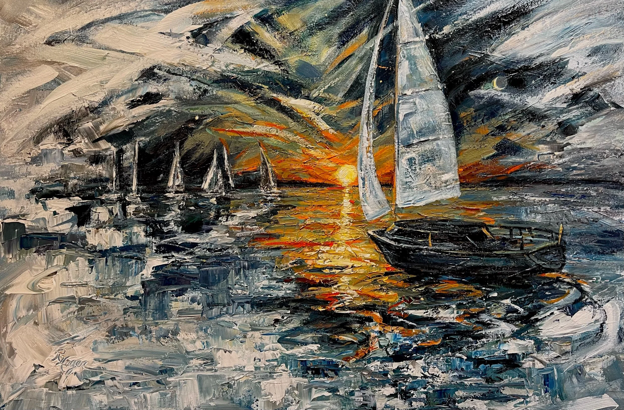 "Into the Starry Night" #525.  SOLD 