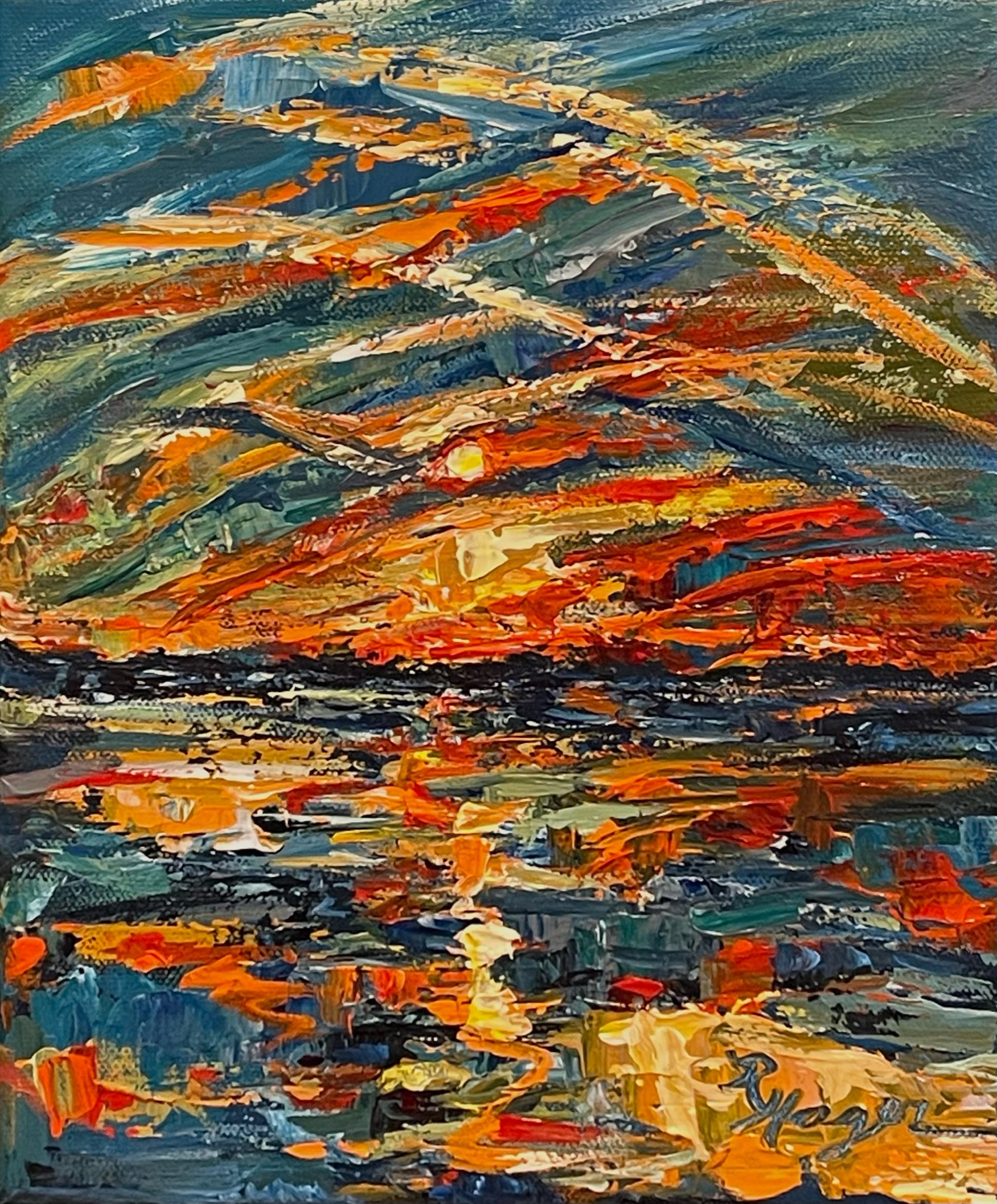 "Sunset" #583.  SOLD