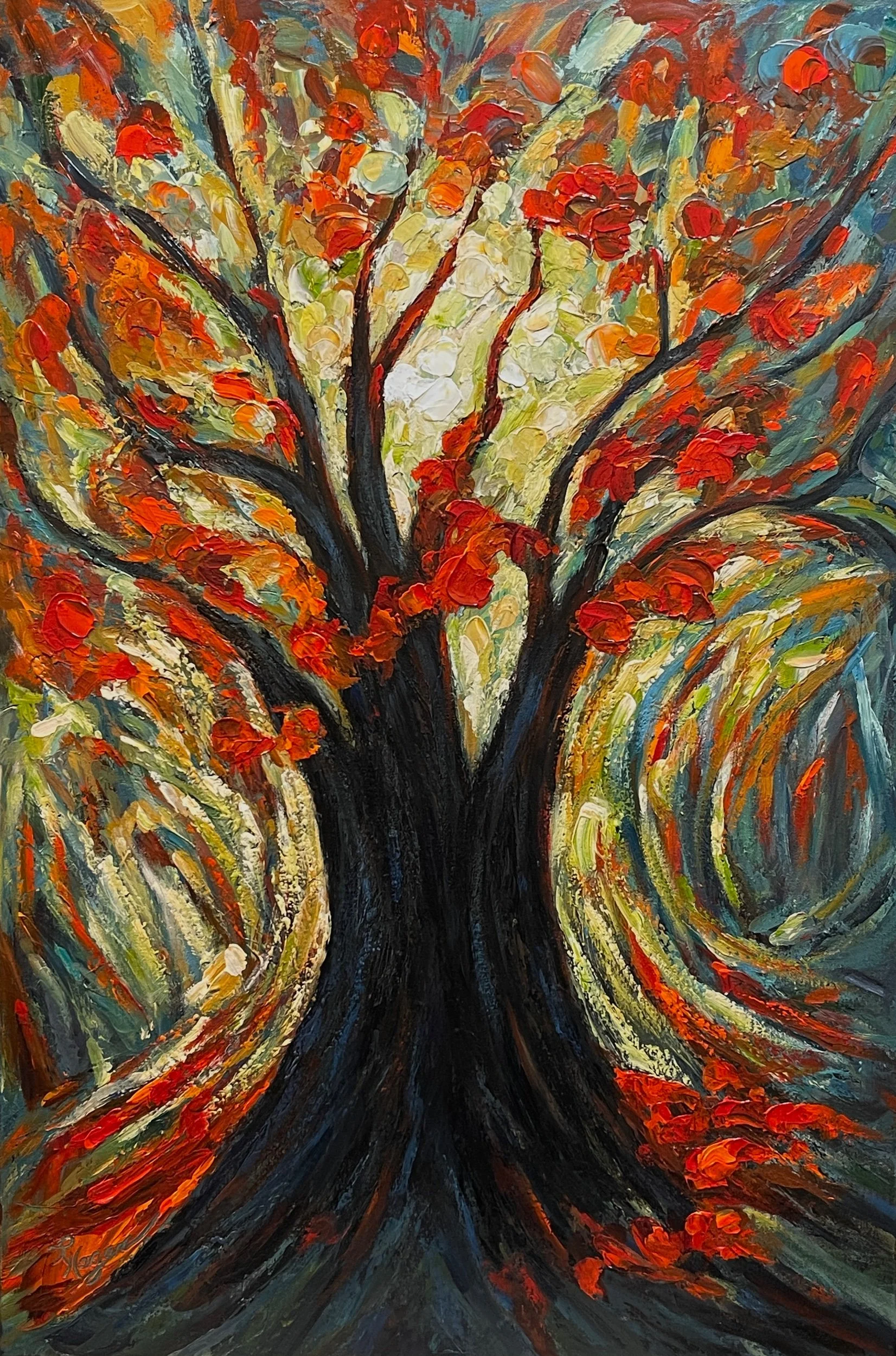 "Elijah Tree" #597.  Available  $850