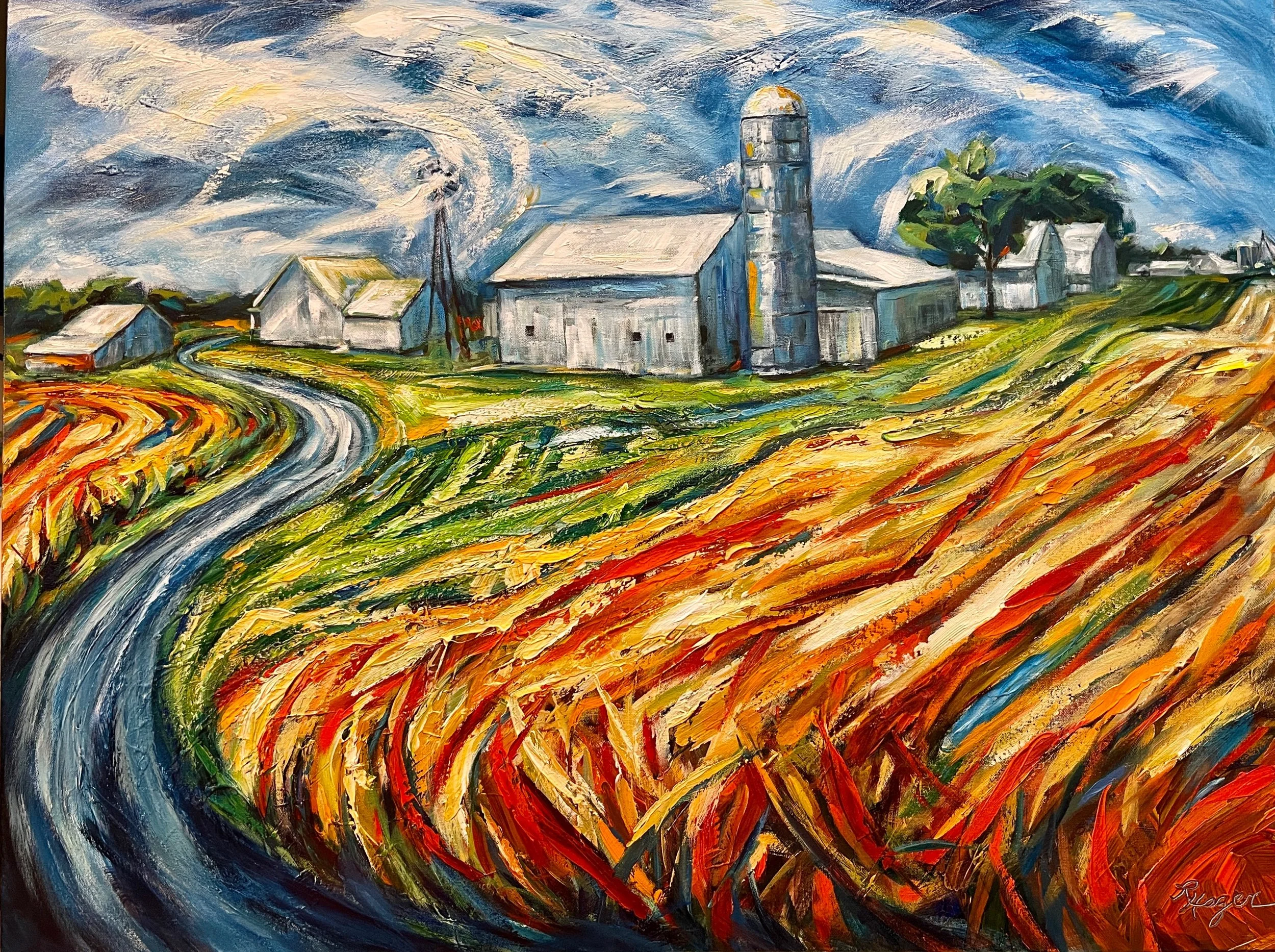 "On Deep Cut Road" #600.  SOLD