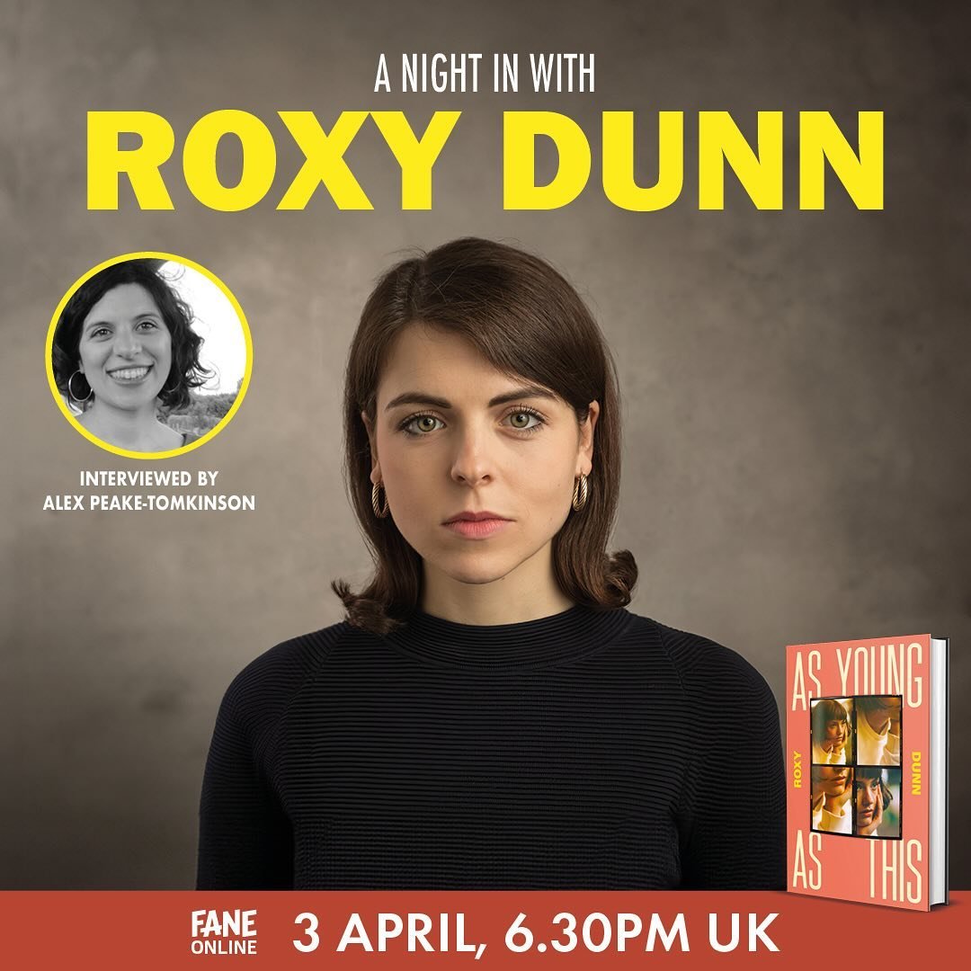 I had a fine time discussing late night saunas, writing routines and why she wrote her first novel in the second person with @roxy.dunn whose As Young As This is published by @penguinfigtree on Thursday. Our conversation will be online from 6.30pm to