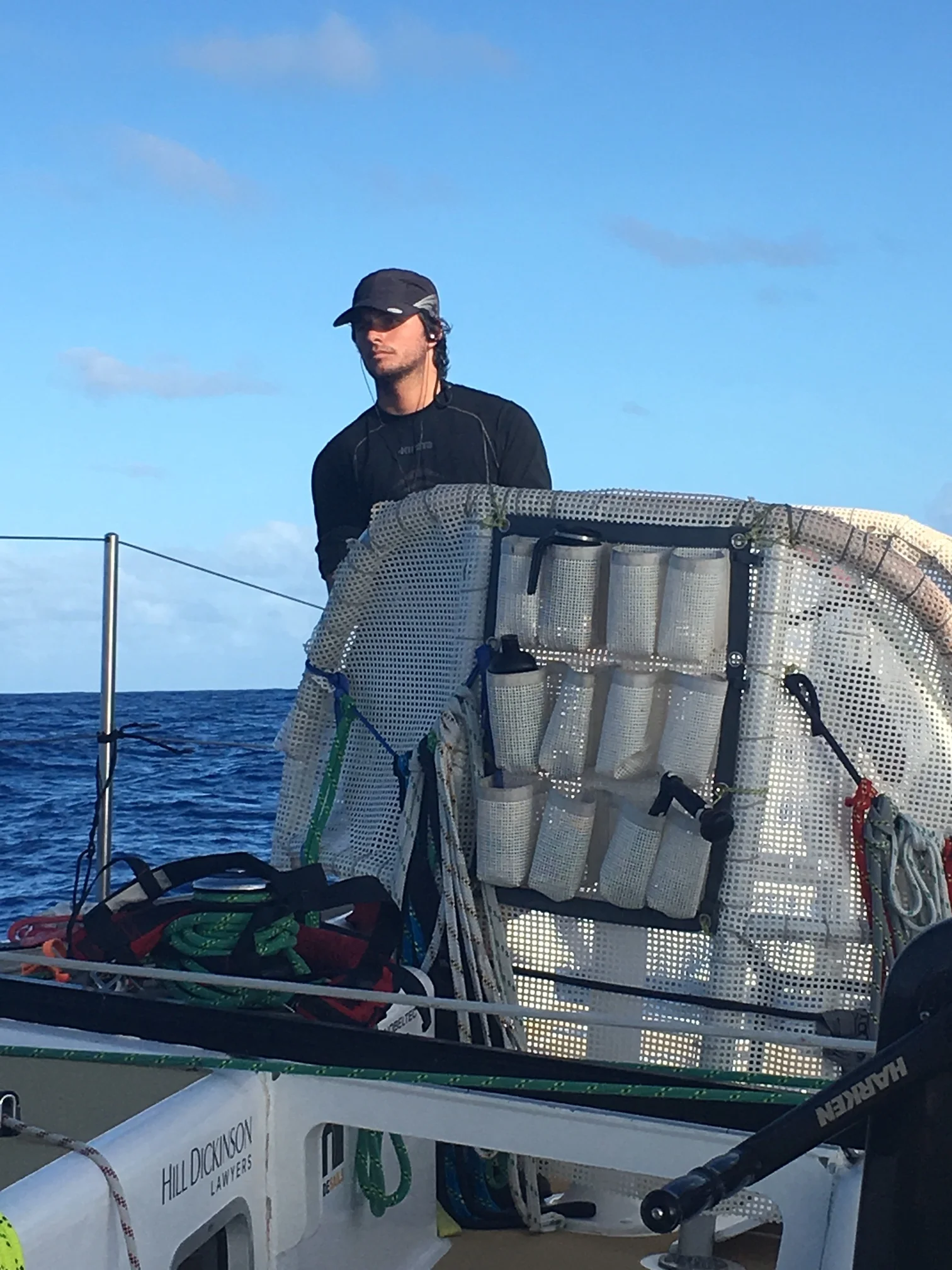 Alex on helm