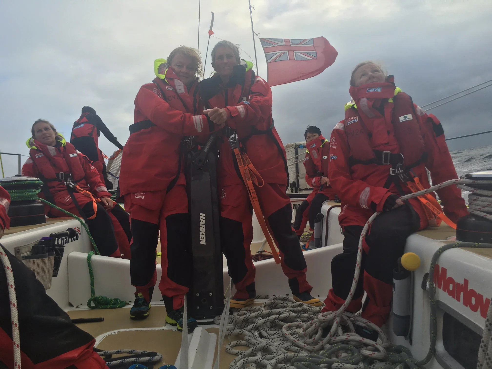 Kitemare day - girl power in the pit!