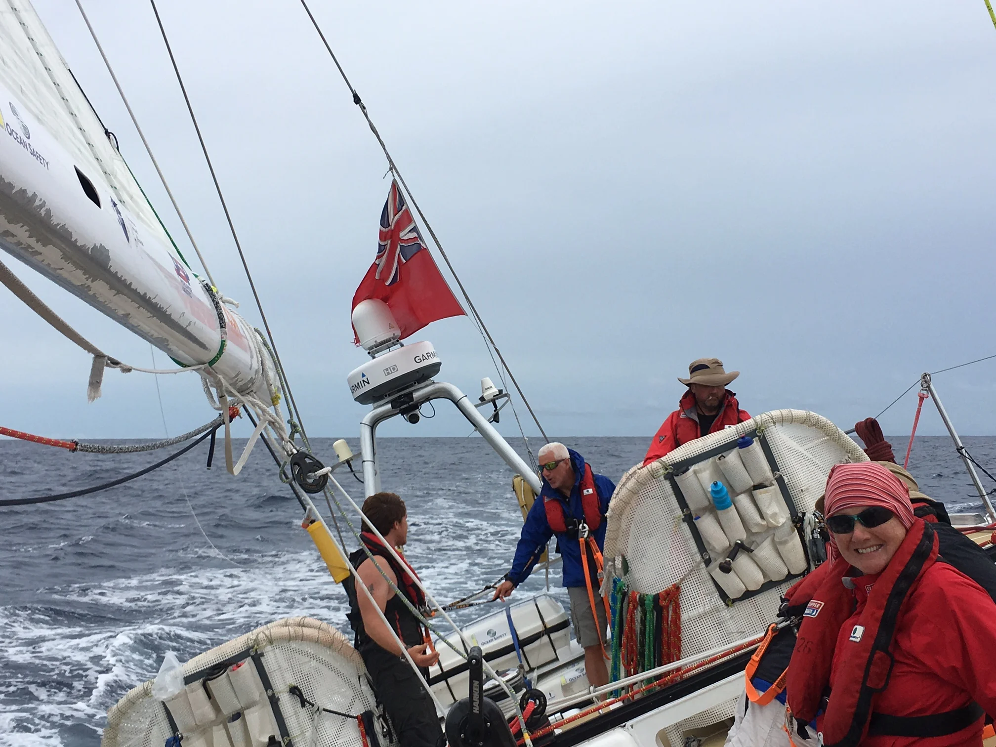 Conditions a couple of hours past the equator