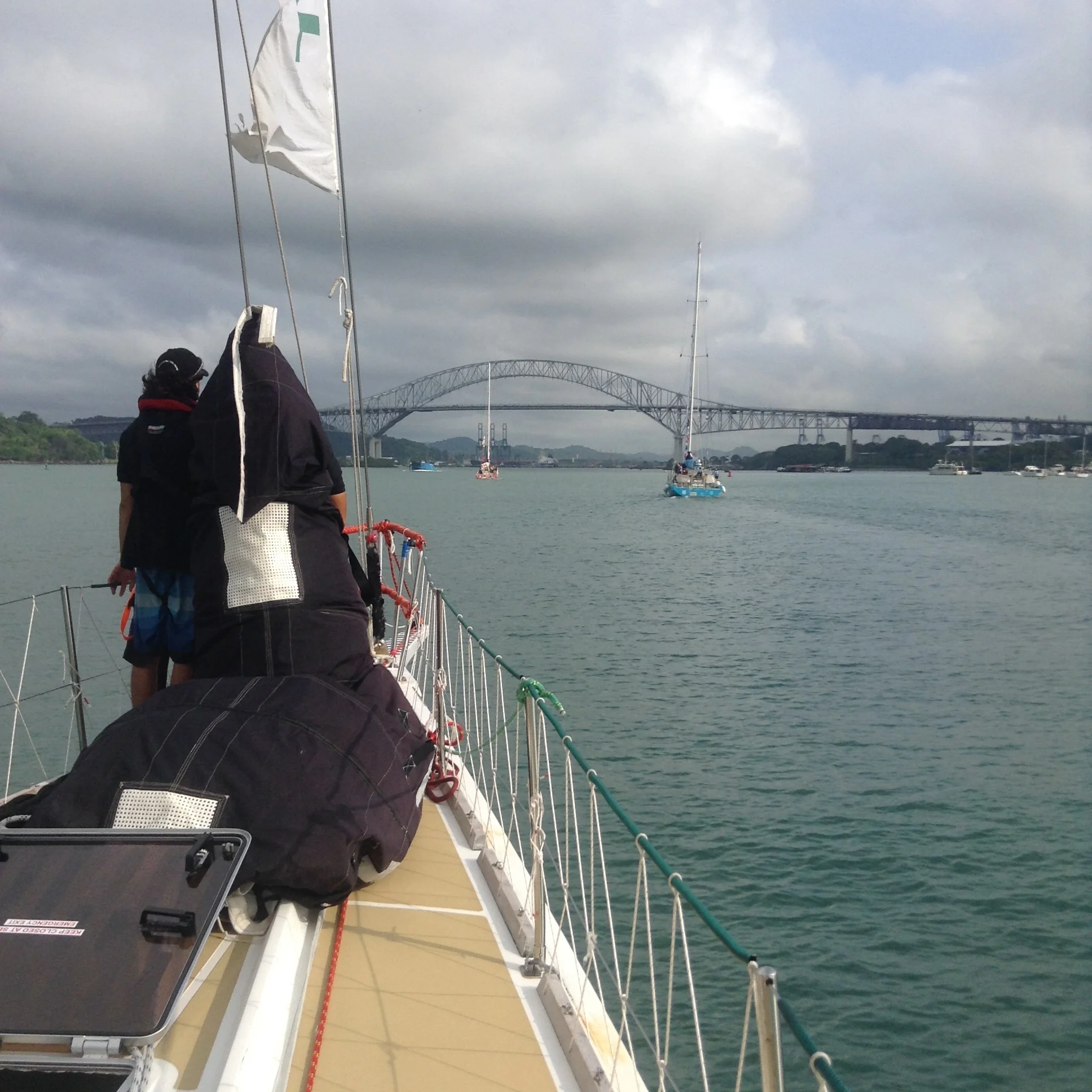 Heading to the P Canal; Pilot says to follow them.