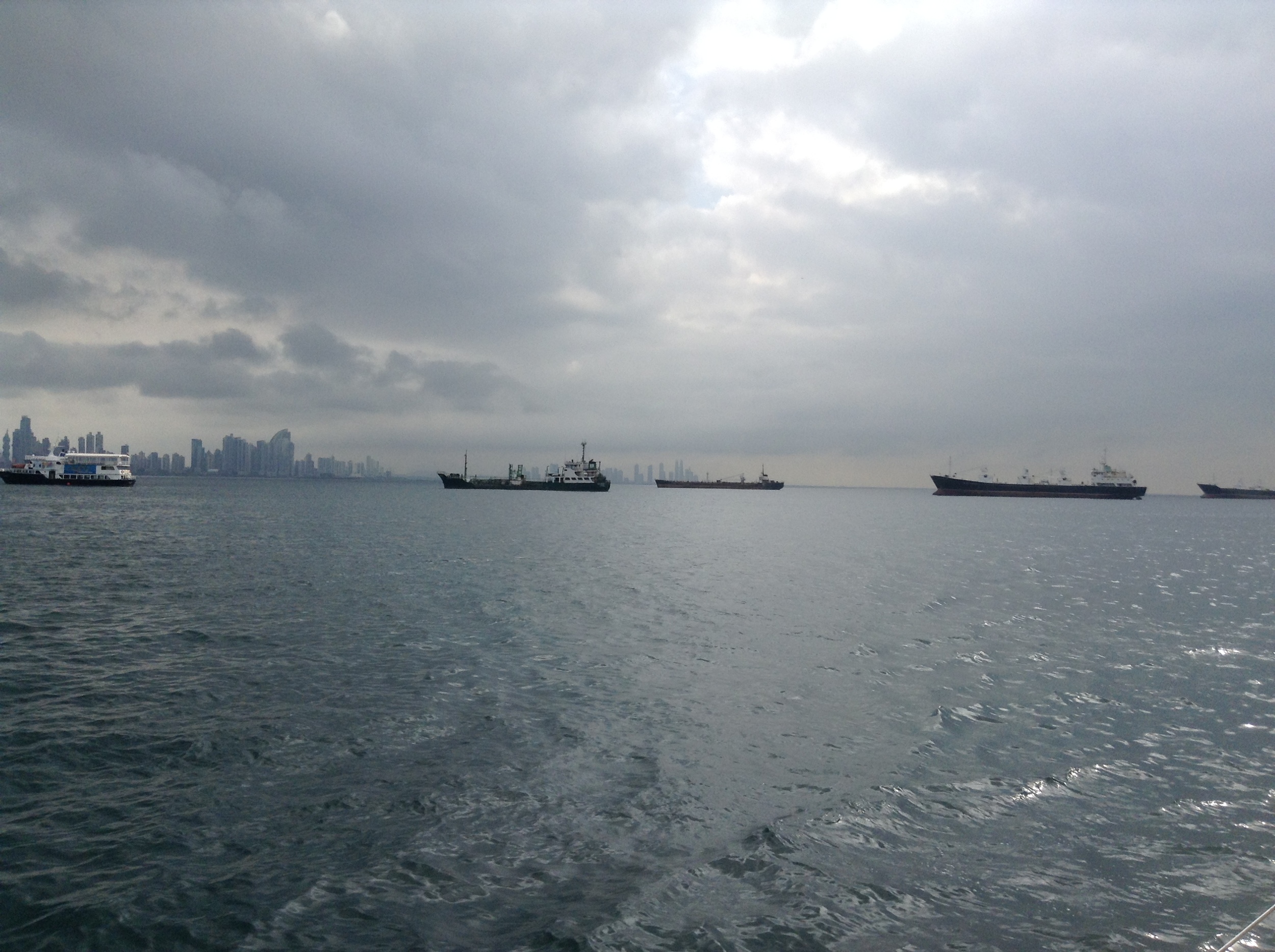 Traffic into Panama Canal