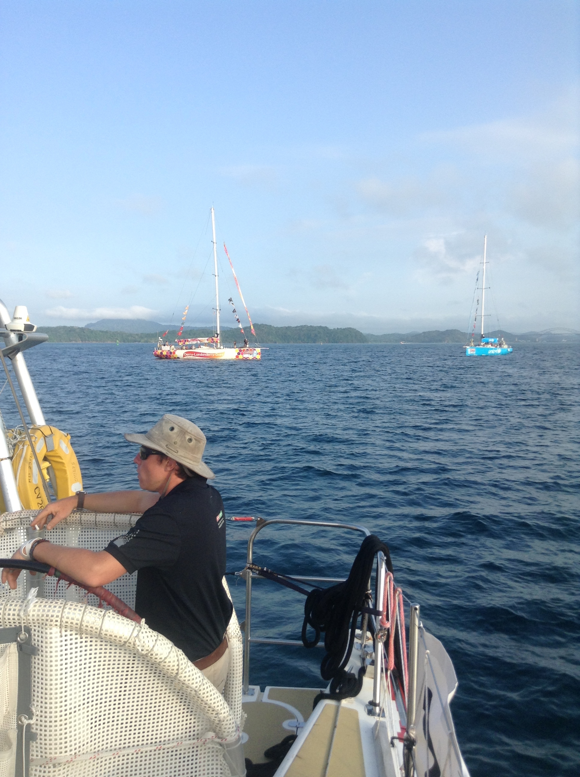 Us, DLD and Unicef awaiting pilots then to enter canal.