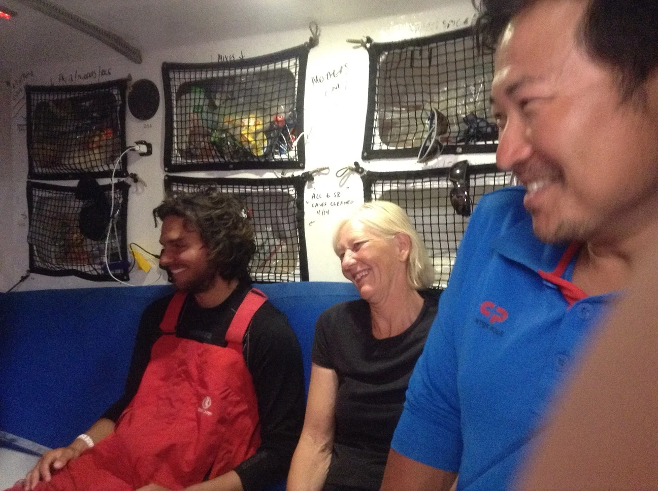Alex, Jill, Han. 
