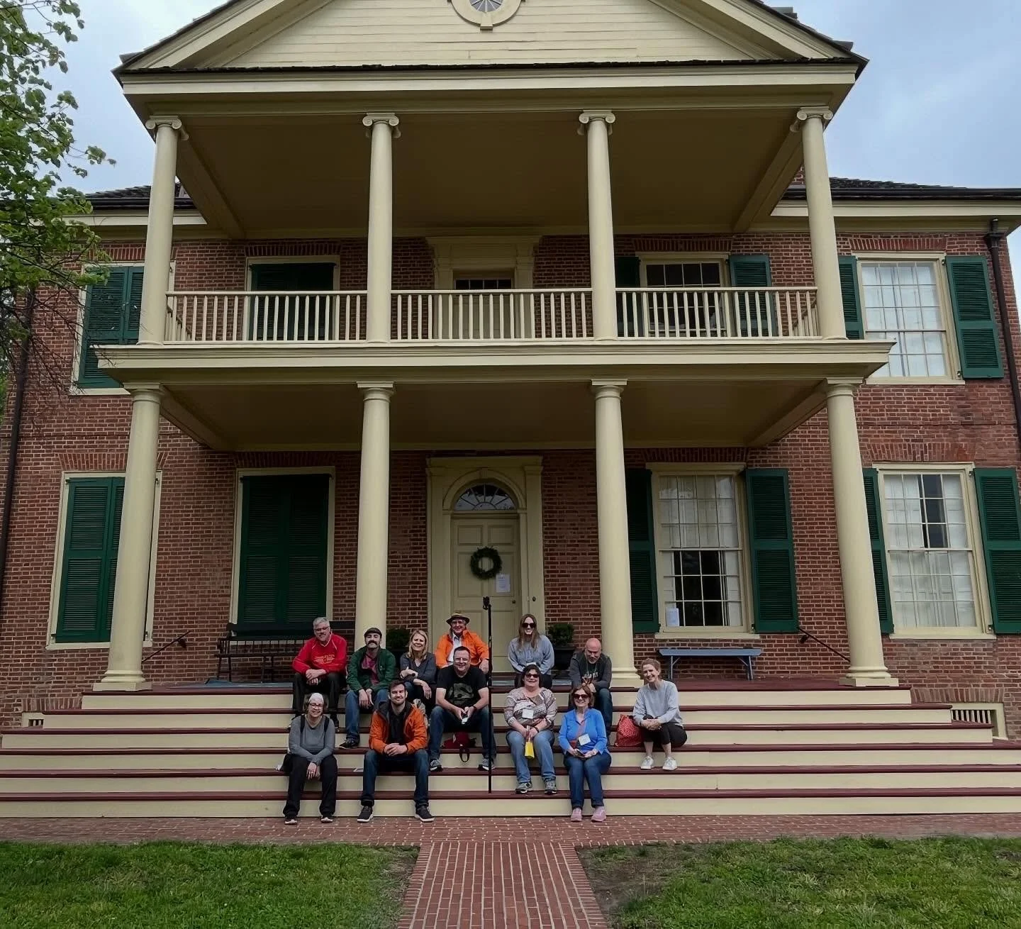 Another stop along our annual field trip was Grouseland, the home of former president William Henry Harrison. Grouseland, a stately federal mansion, was completed in 1804 and home to Harrison and his family during his term as Governor of the Indiana