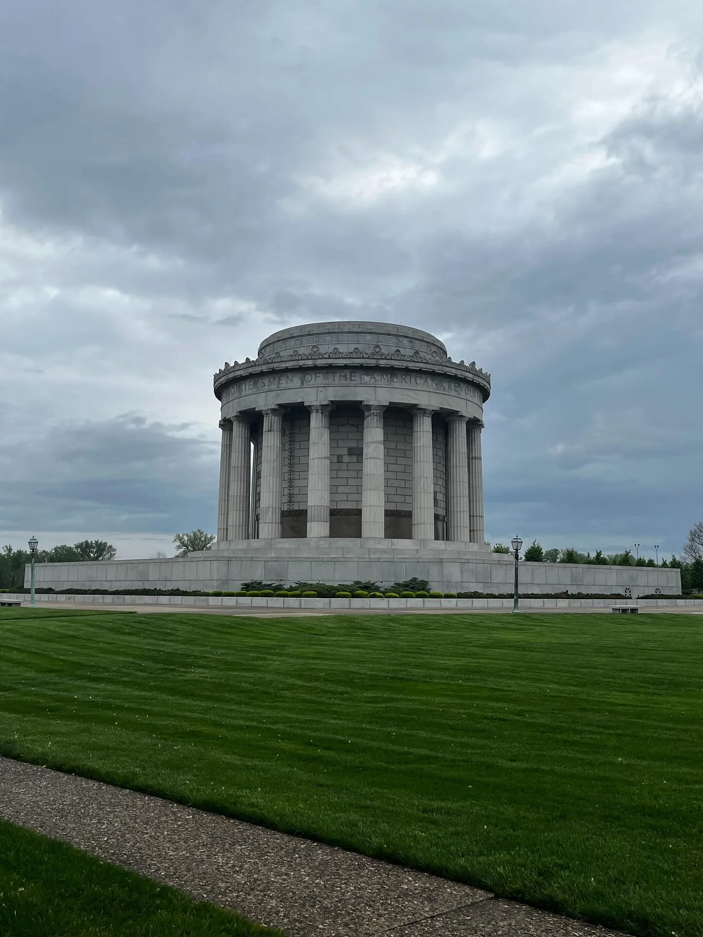 The next stop on our 2025 Annual Field trip was the George Rogers Clark National Historical Park. At the Visitors’ Center, our geographers were introduced to the life and accomplishments of George Rogers Clark, Conqueror of the Old Northwest an