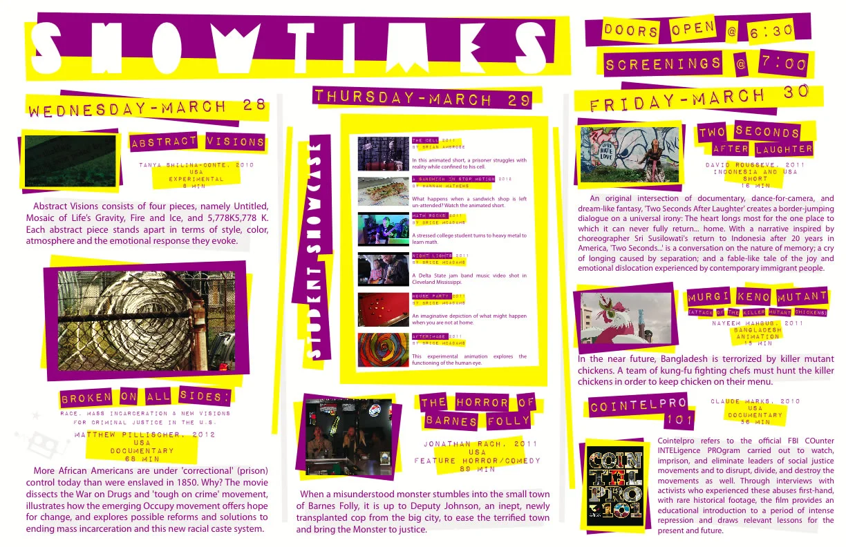 Delta International Film Festival, 2012