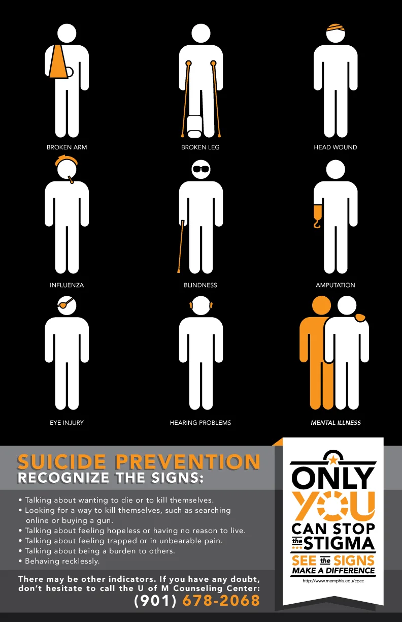 Suicide Prevention Campaign Poster