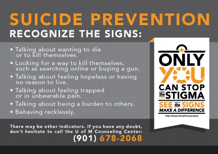 Suicide Prevention Campaign