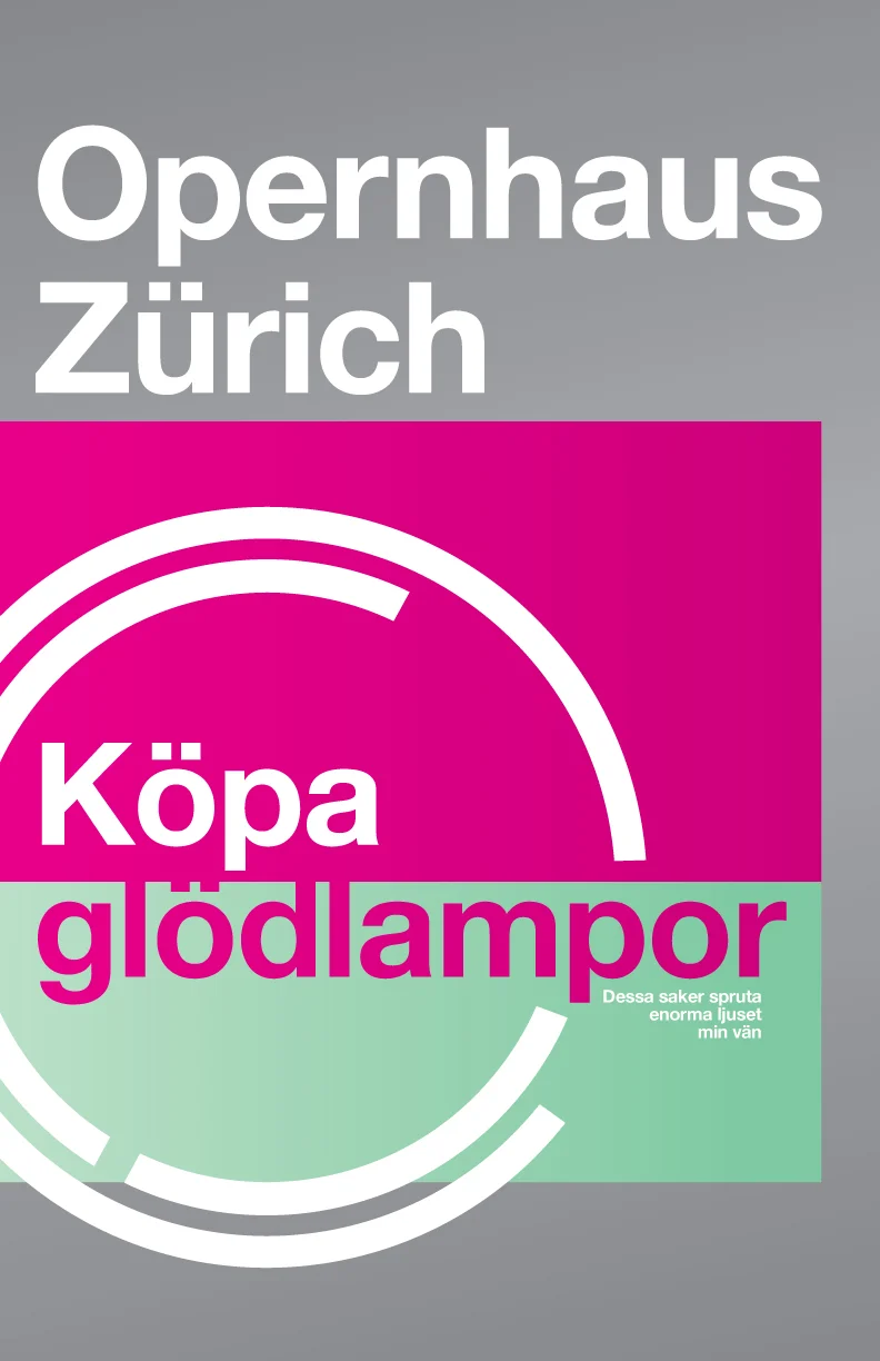 Lightbulb in International Typographic Style #1