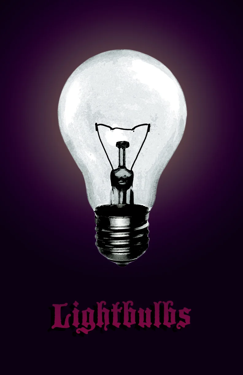 Lightbulb Object Poster