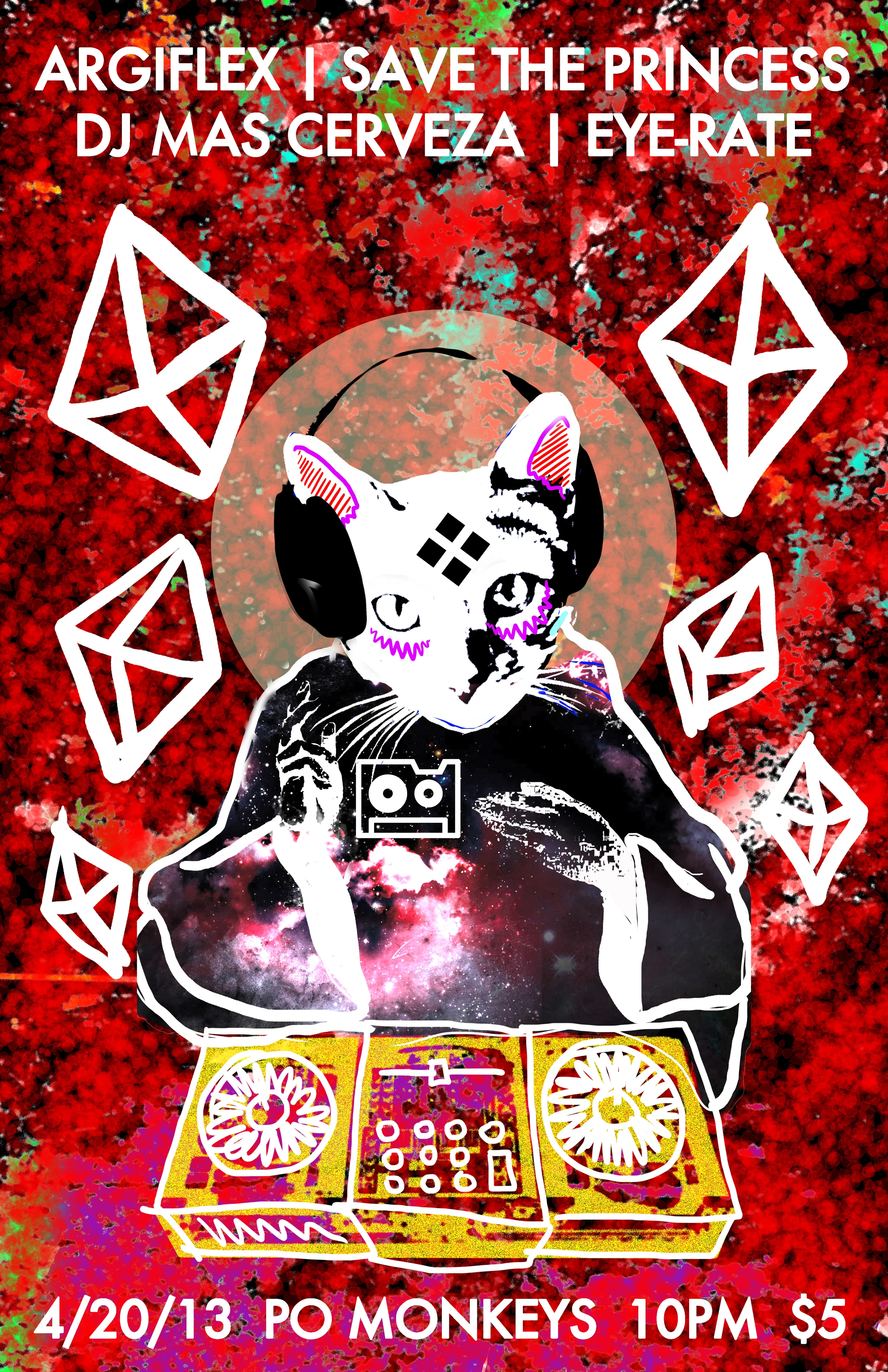 Electronic Throw Down at Po' Monkeys