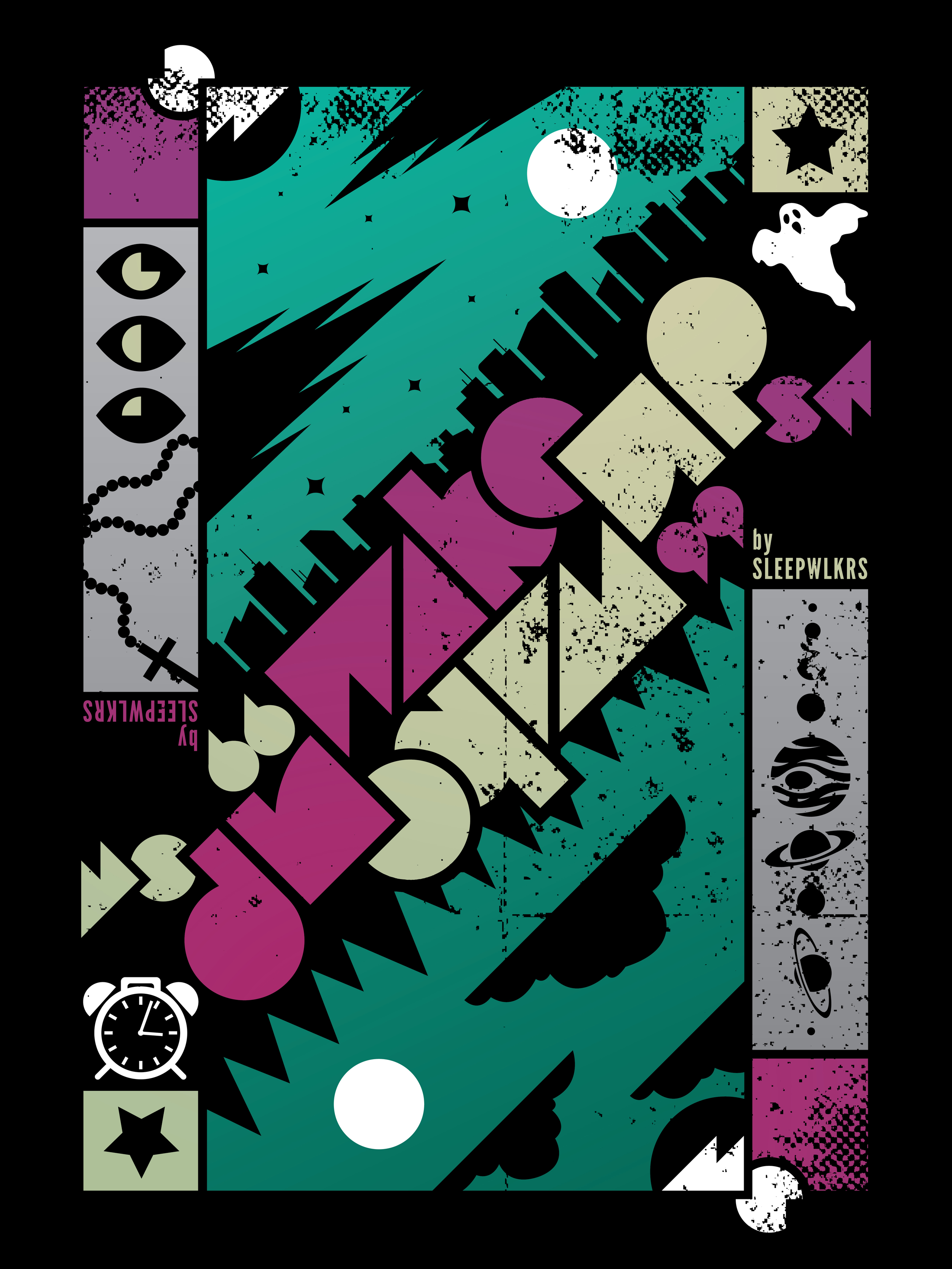 "Wake Up" by SLEEPWLKRS Single Release Poster