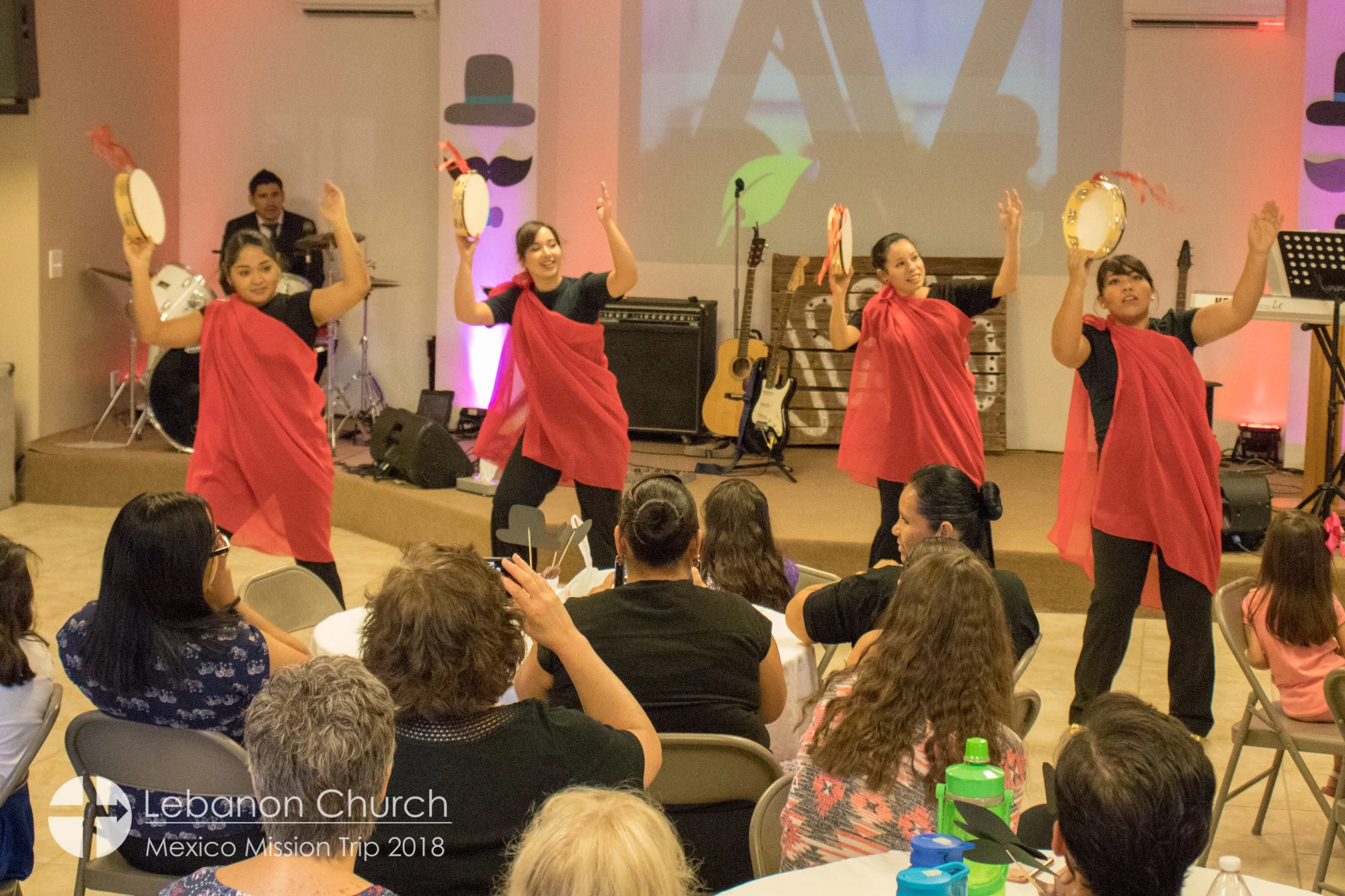 Dance performance at church