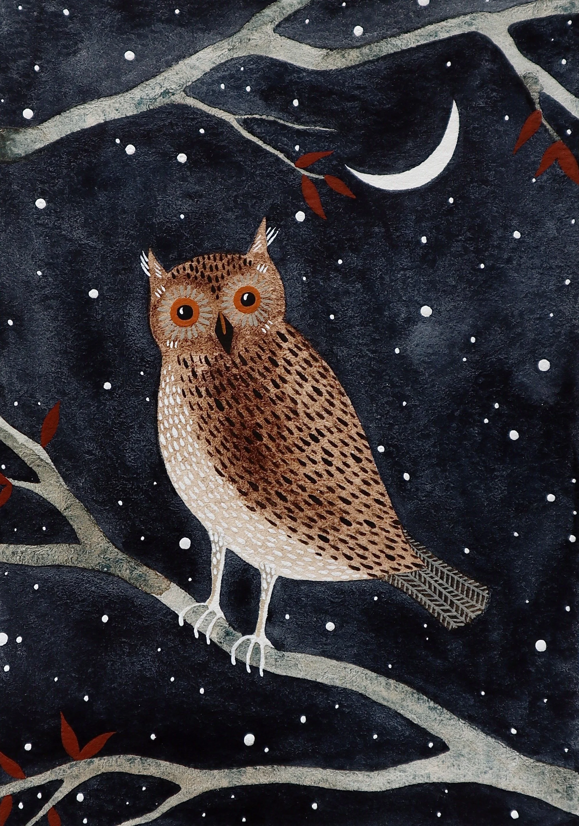 Autumn Forest Owl