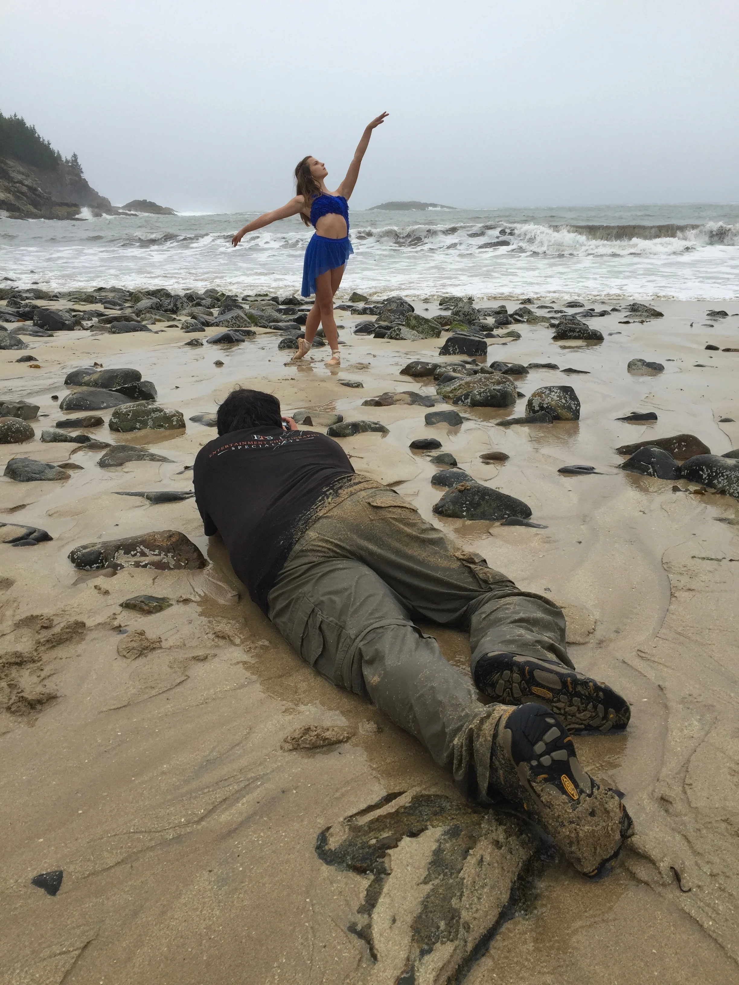 Some behind the scenes photos of our Acadia shoot - courtesy of Ranger Stuart West
