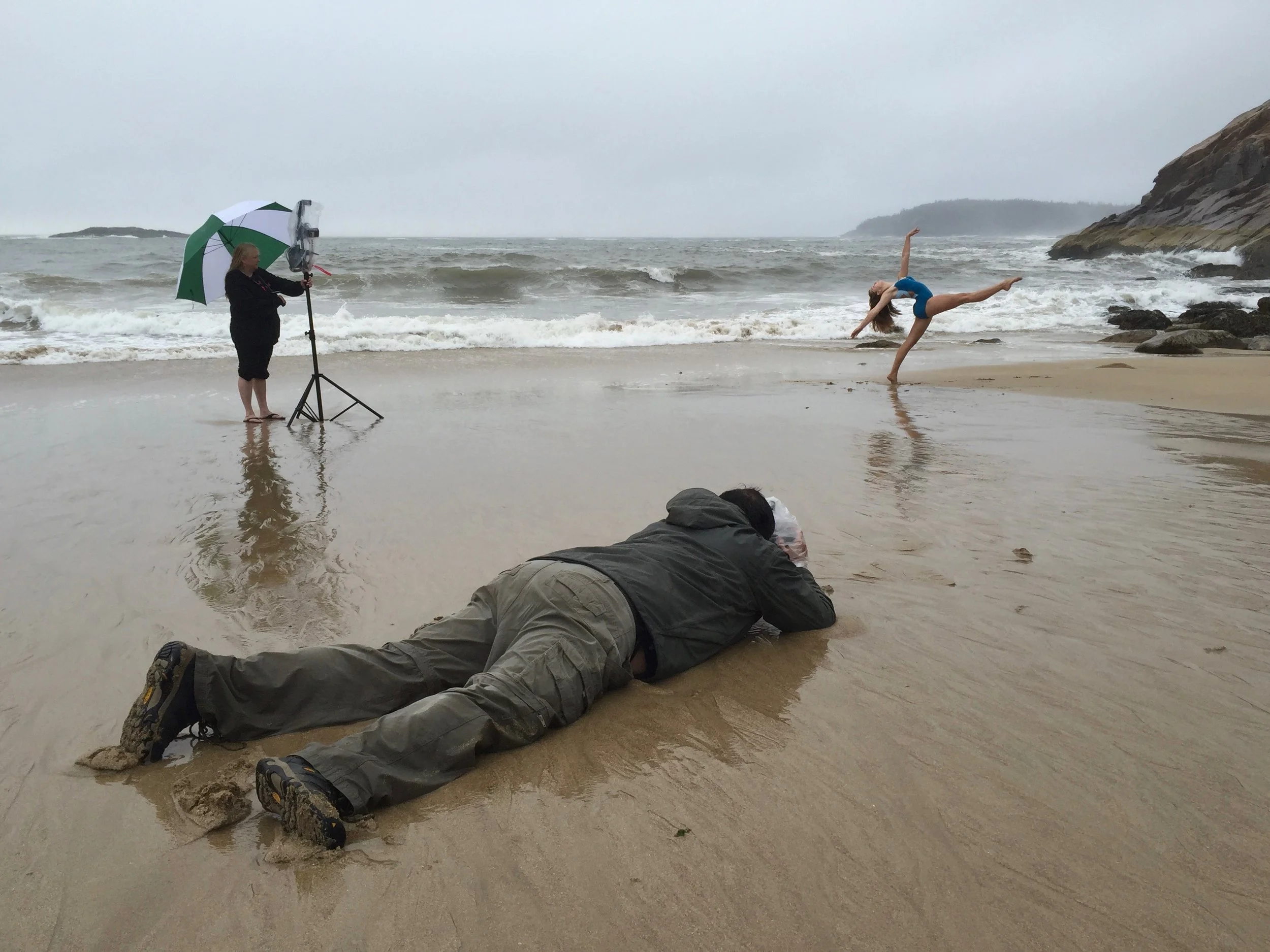 Some behind the scenes photos of our Acadia shoot - courtesy of Ranger Stuart West