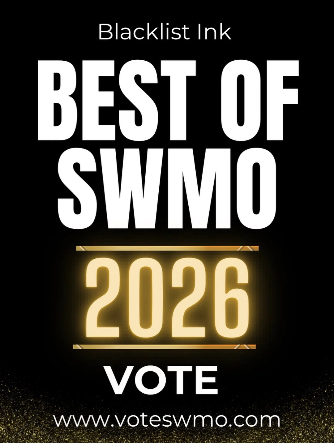 TIME TO VOTE! ✅ 

✨ Best of SWMO is back for 2026, and we are so excited to be nominated once again! 

Cast your vote everyday, until 4/17/2026!

🌎 Go to:
www.voteswmo.com

> Services
>> Tattoo/Piercing Parlor
>>> Blacklist Ink Tat