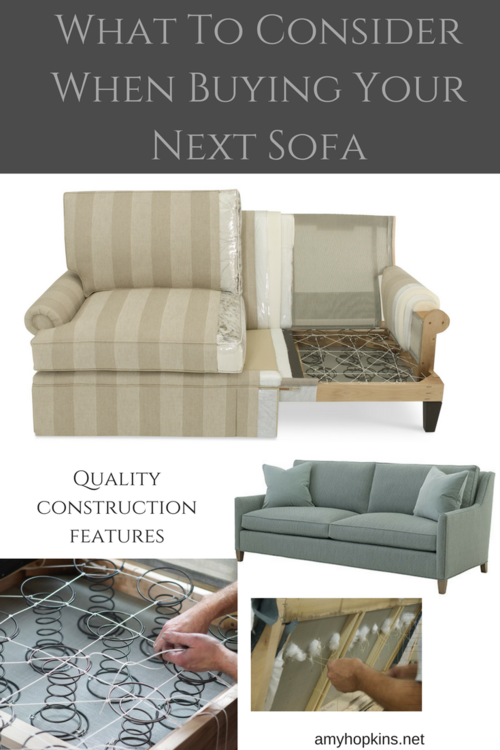 Ing Your Next Sofa, Eight Way Hand Tied Sofa Brands