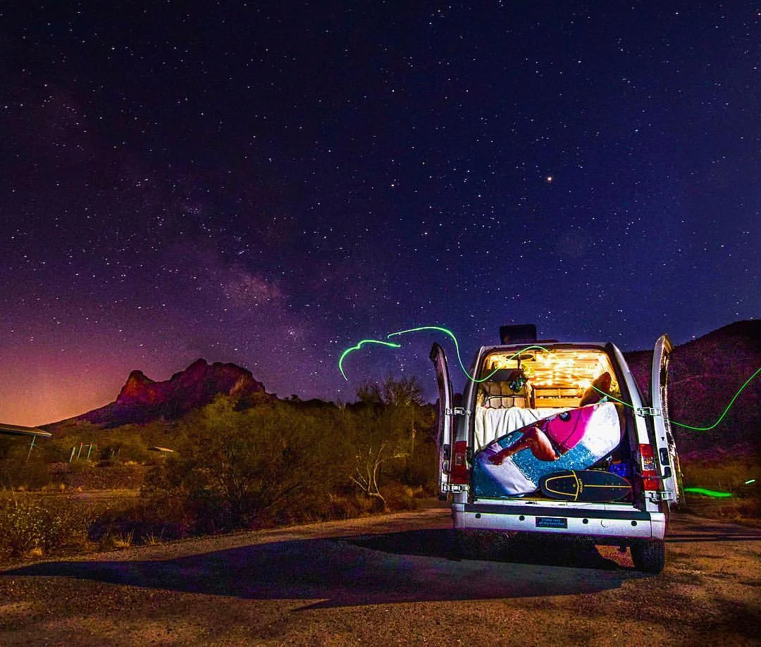 The future of vanlife is looking bright... err... dark...?