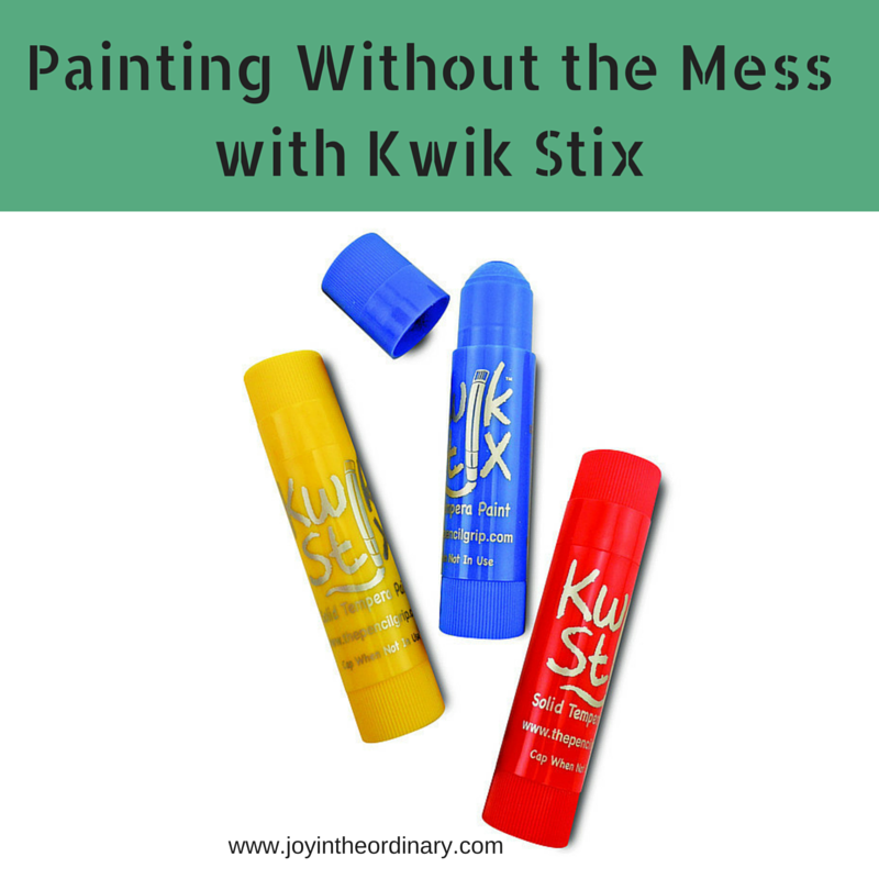 Painting Without the Mess with Kwik Stix {REVIEW}