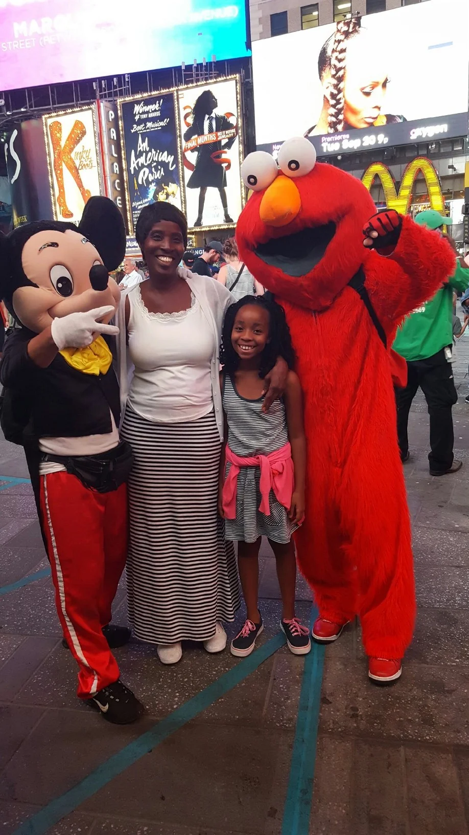 Pat and her youngest daughter in New York