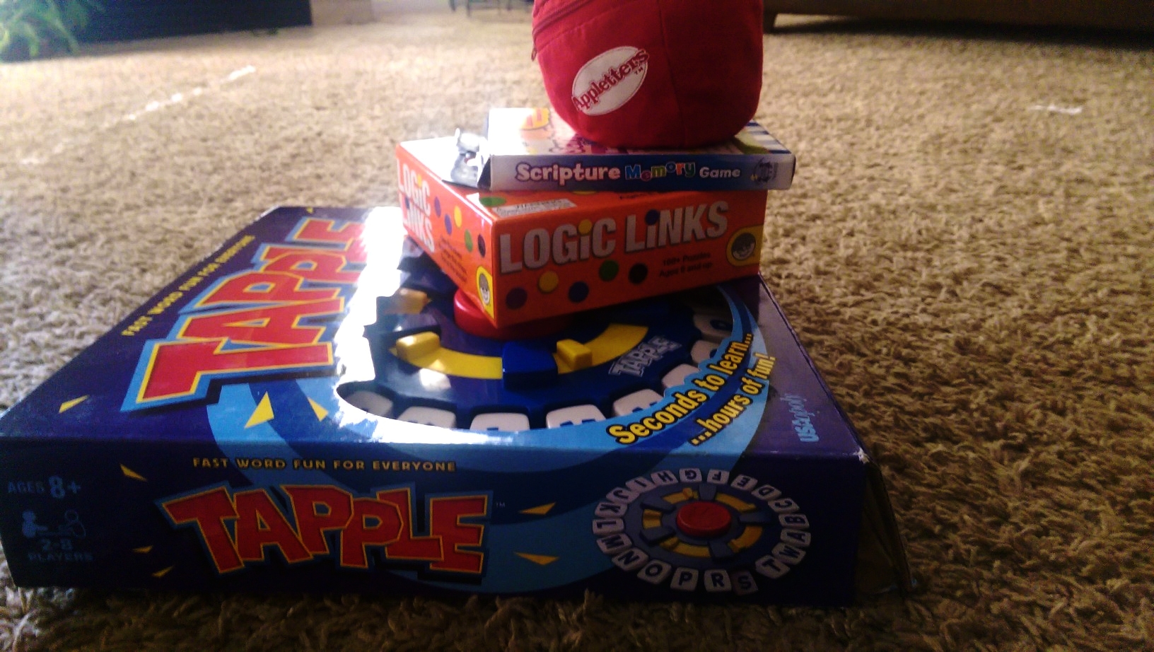 Appletters, Tapple, Logic Links, Scripture Memory Game