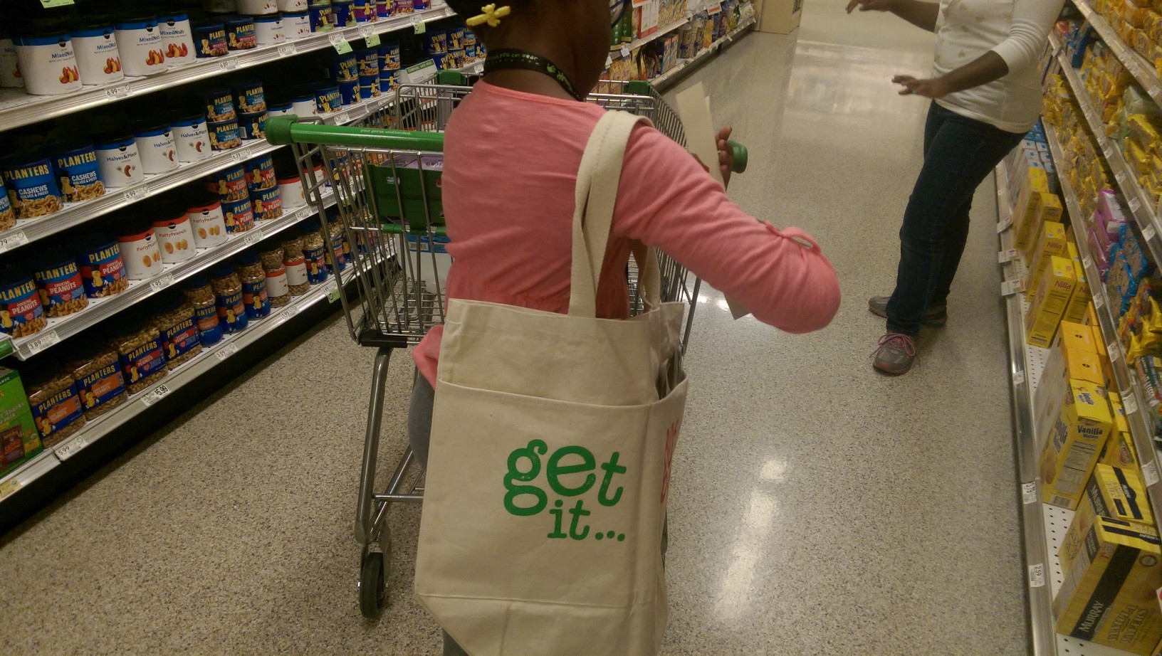 Grocery shopping with my daughters