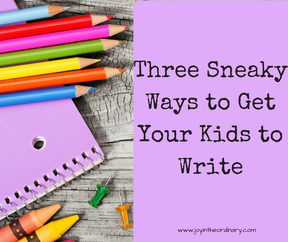 Fun ways to practice writing with kids. WriteShop homeschool curriculum.