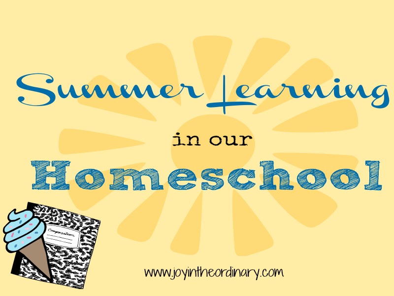 How my daughters learn during the summer