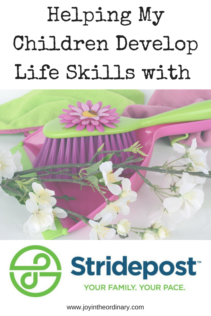 Using Stridepost App to help my daughters stay on track with life skills