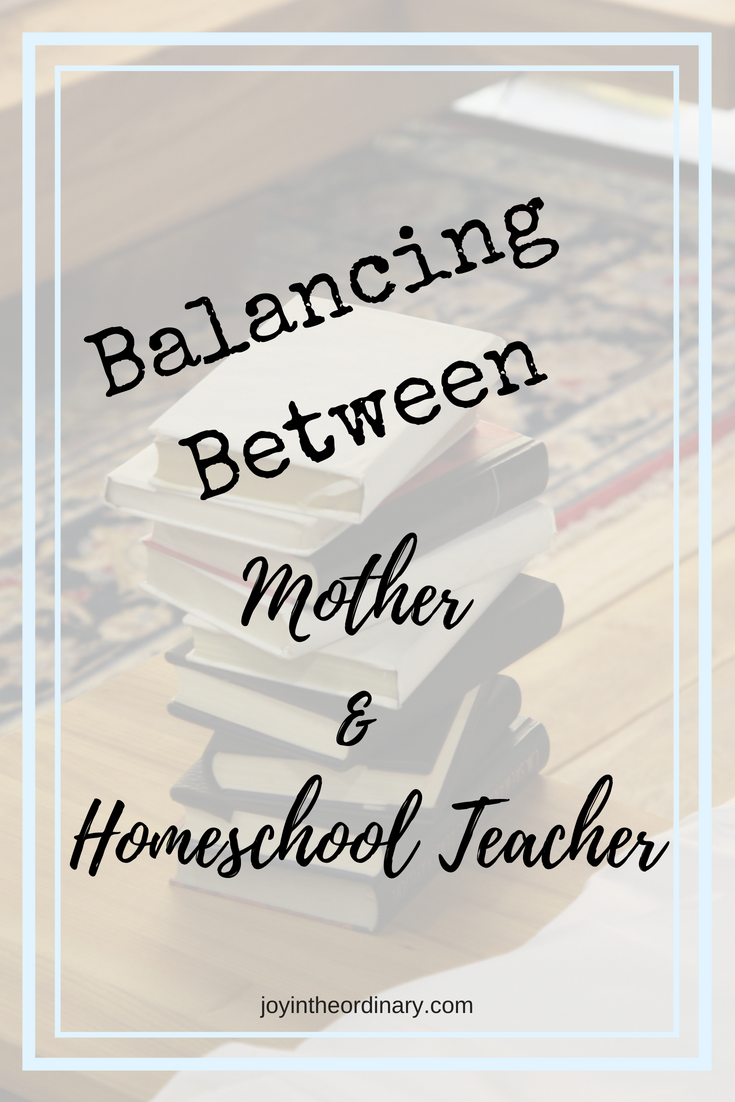 Balancing Between Mother and Home School Teacher