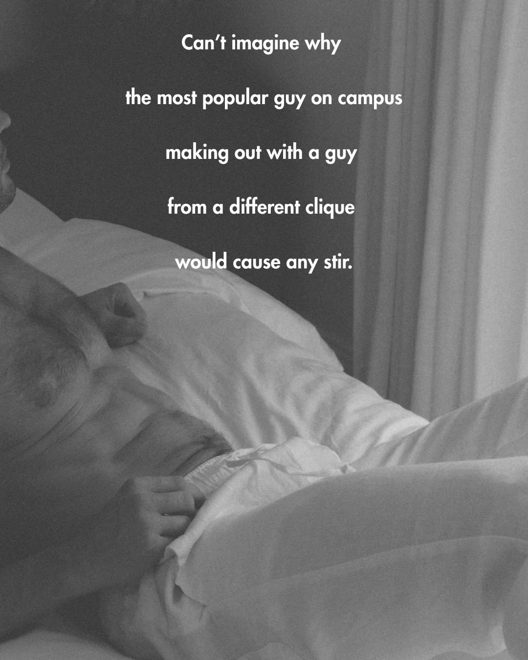 I turned in the manuscript!! Now it&rsquo;s time to edit!! It&rsquo;s only going to get better. 

Lachlan Doyle&rsquo;s biggest problem seems to be which girl to invite to prom. Everyone thinks the golden boy of Royce High, captain of the football te