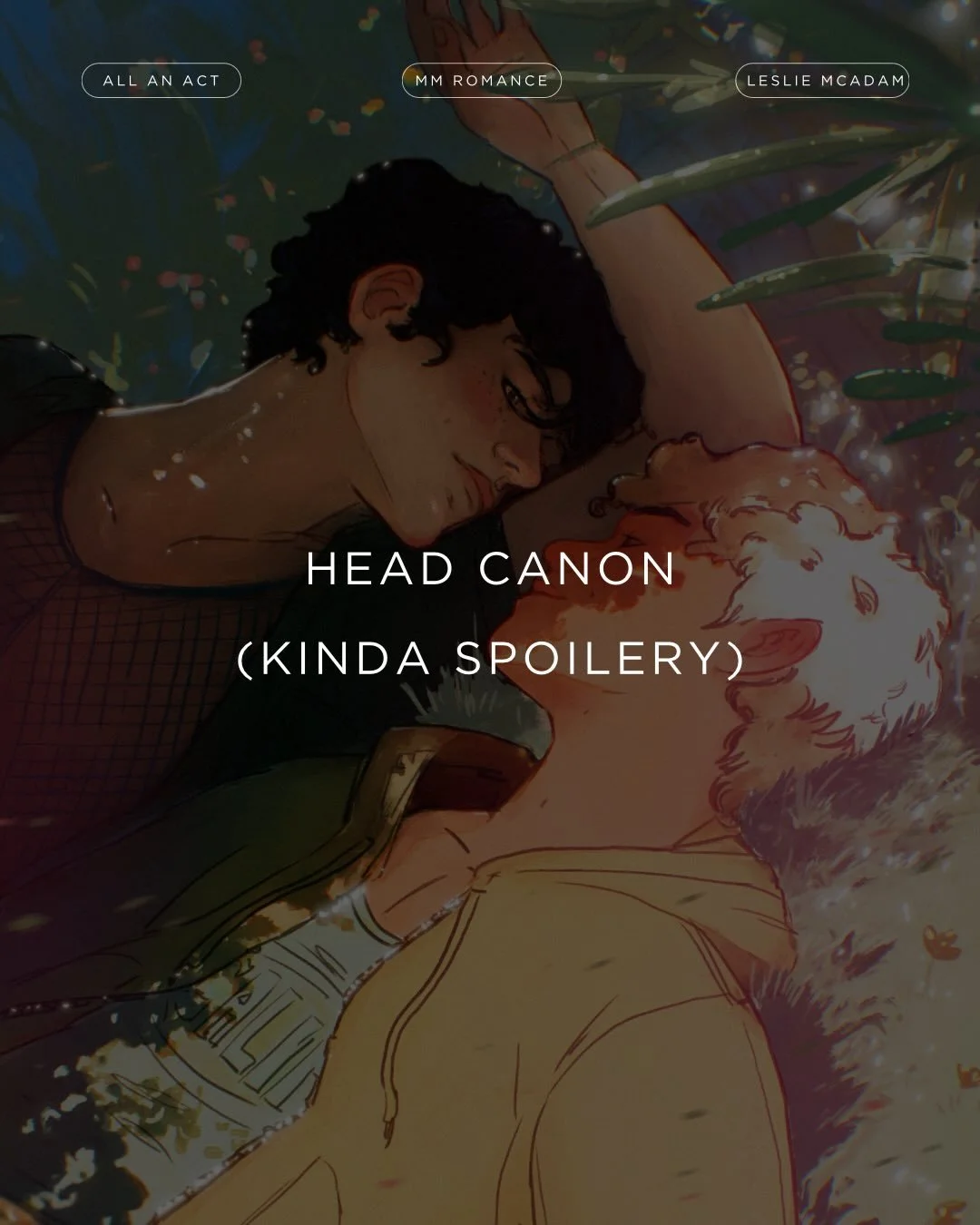 I think it&rsquo;s common for books to have some gaps that we fill in by using our imagination. https://www.lesliemcadamauthor.com/allanact