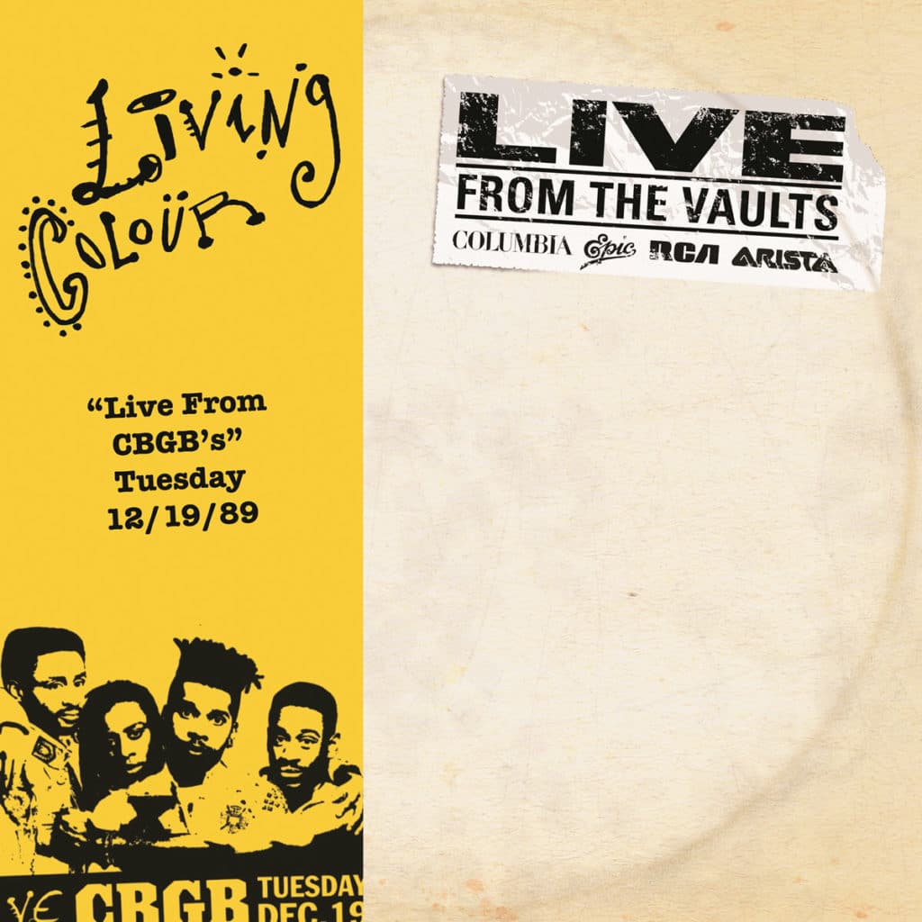 LIVING COLOUR | 'Live at CBGB's 12.19.89' 2xLP