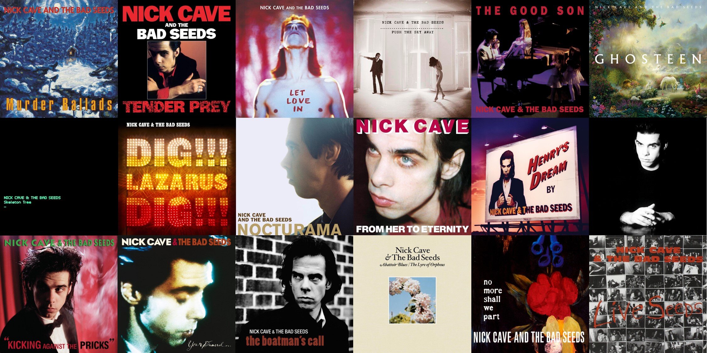 Konflikt Mordrin med hensyn til READERS' POLL RESULTS: Your Favorite Nick Cave & The Bad Seeds Album of All  Time Revealed