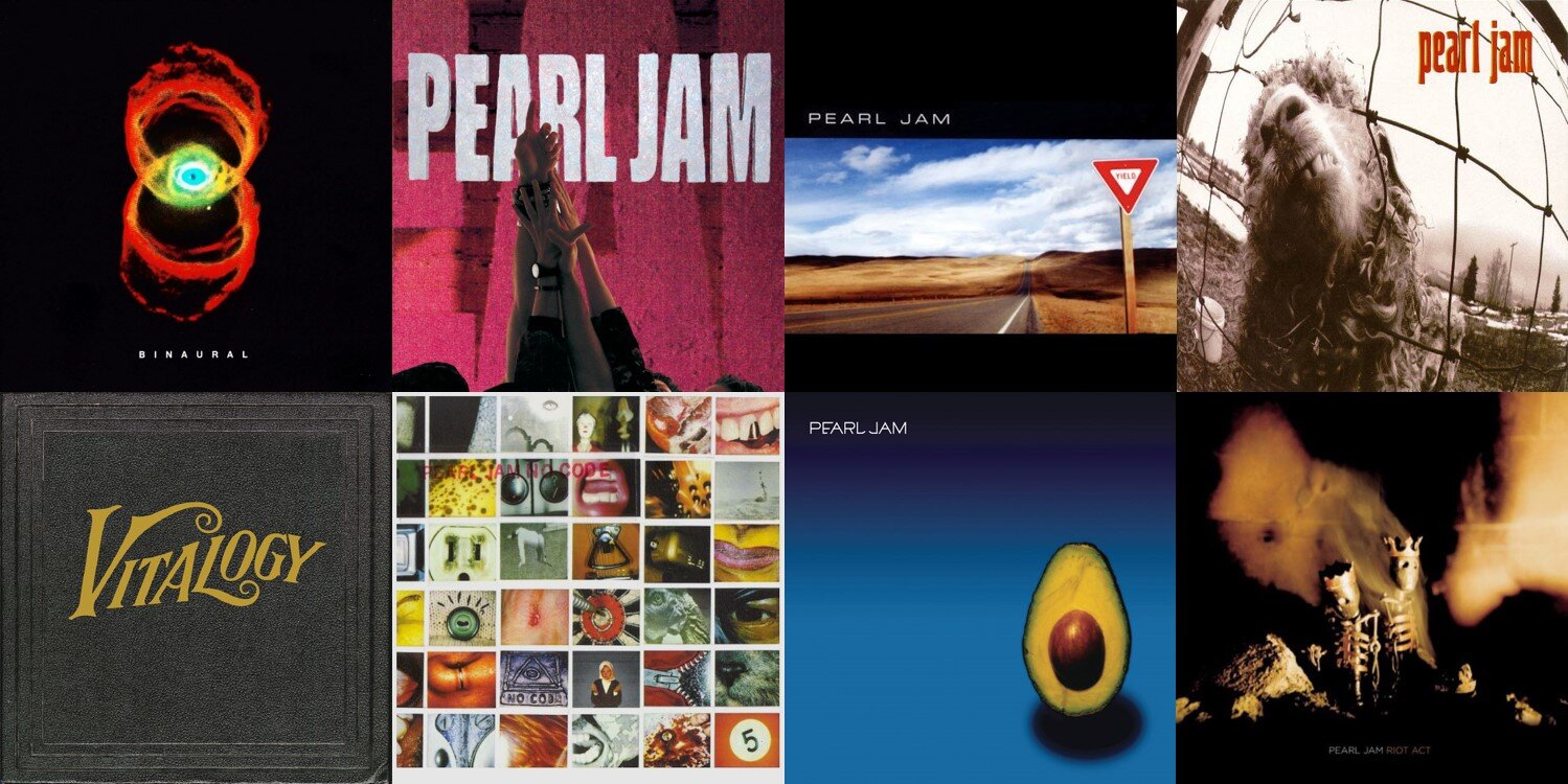pearl jam albums ranked