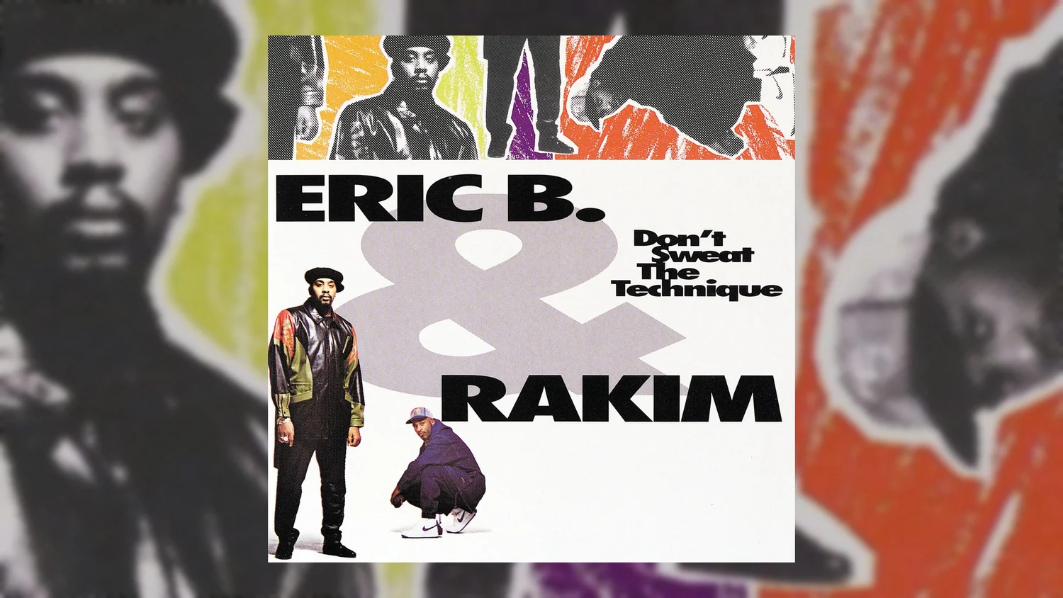 T-shirt Uomo Eric B. & Rakim 'Don't Sweat The Technique', Hip Hop Old School, Cotone, USA