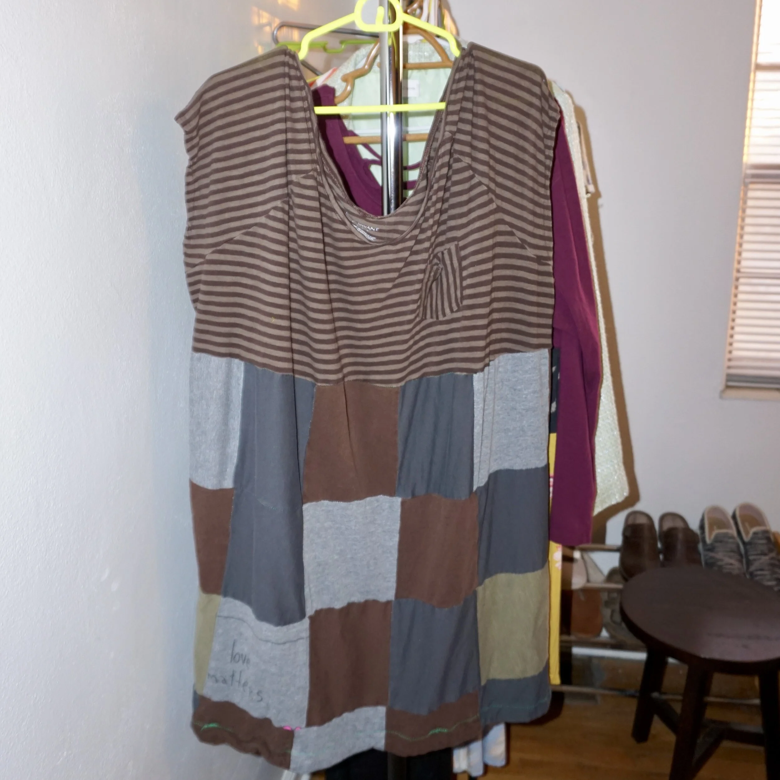 Sew the T Shirt Squares Dress!