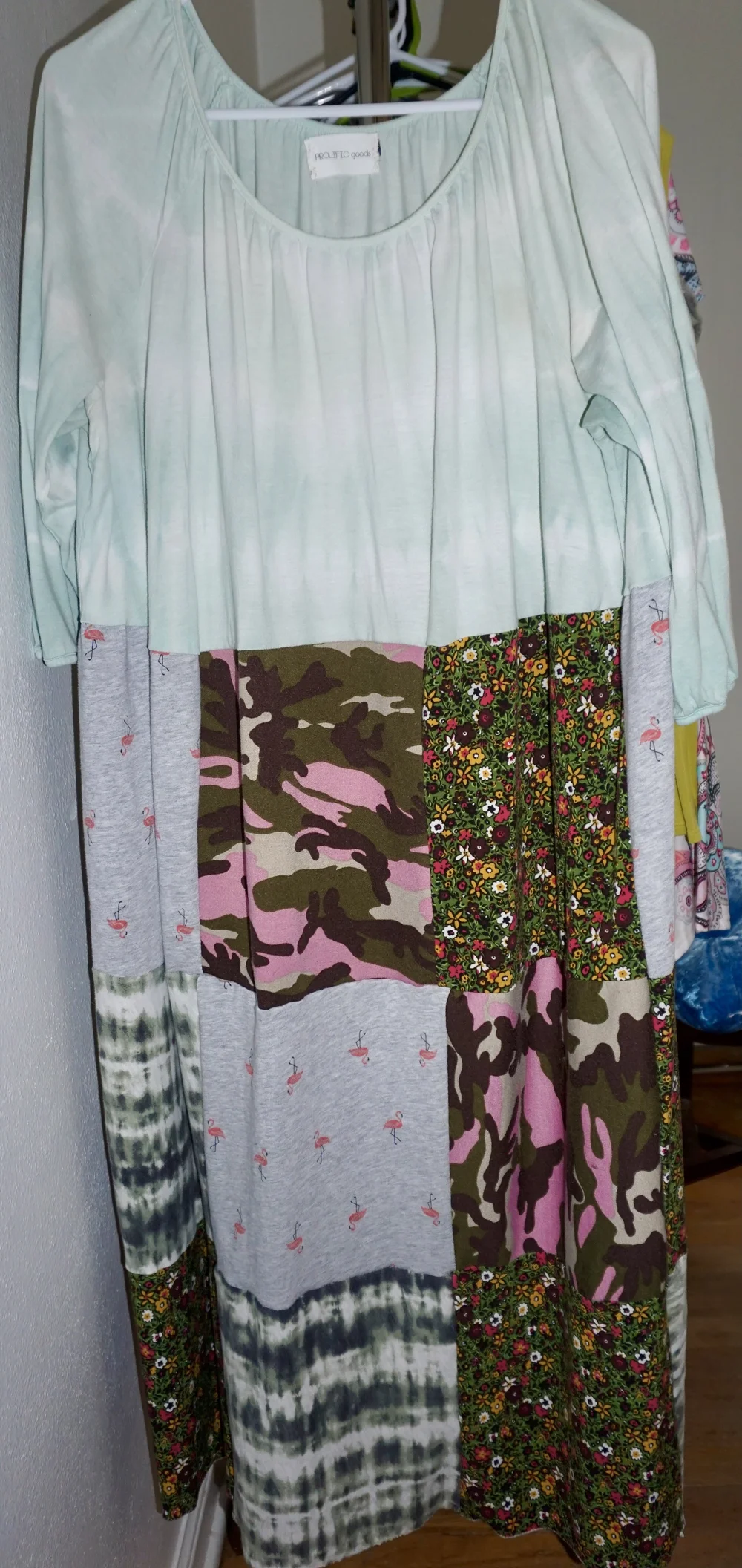 boho short dress Paani Boho Short Baby Doll Paisley Dress In Grey