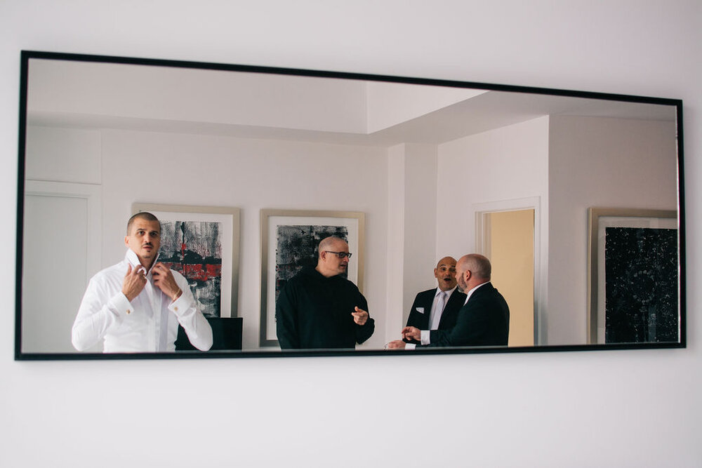 Toronto groom gets ready for his wedding day at The One Eighty