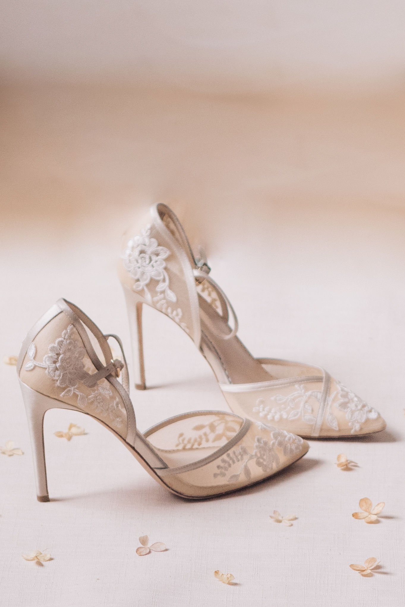 Bride's Bella Belle Wedding Shoes for her Toronto Wedding day!