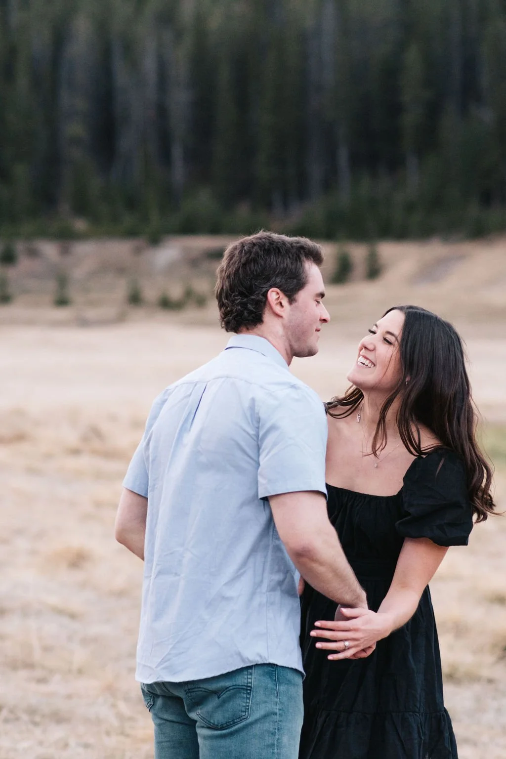 Couple's unforgettable destination engagement session in Banff National Park 