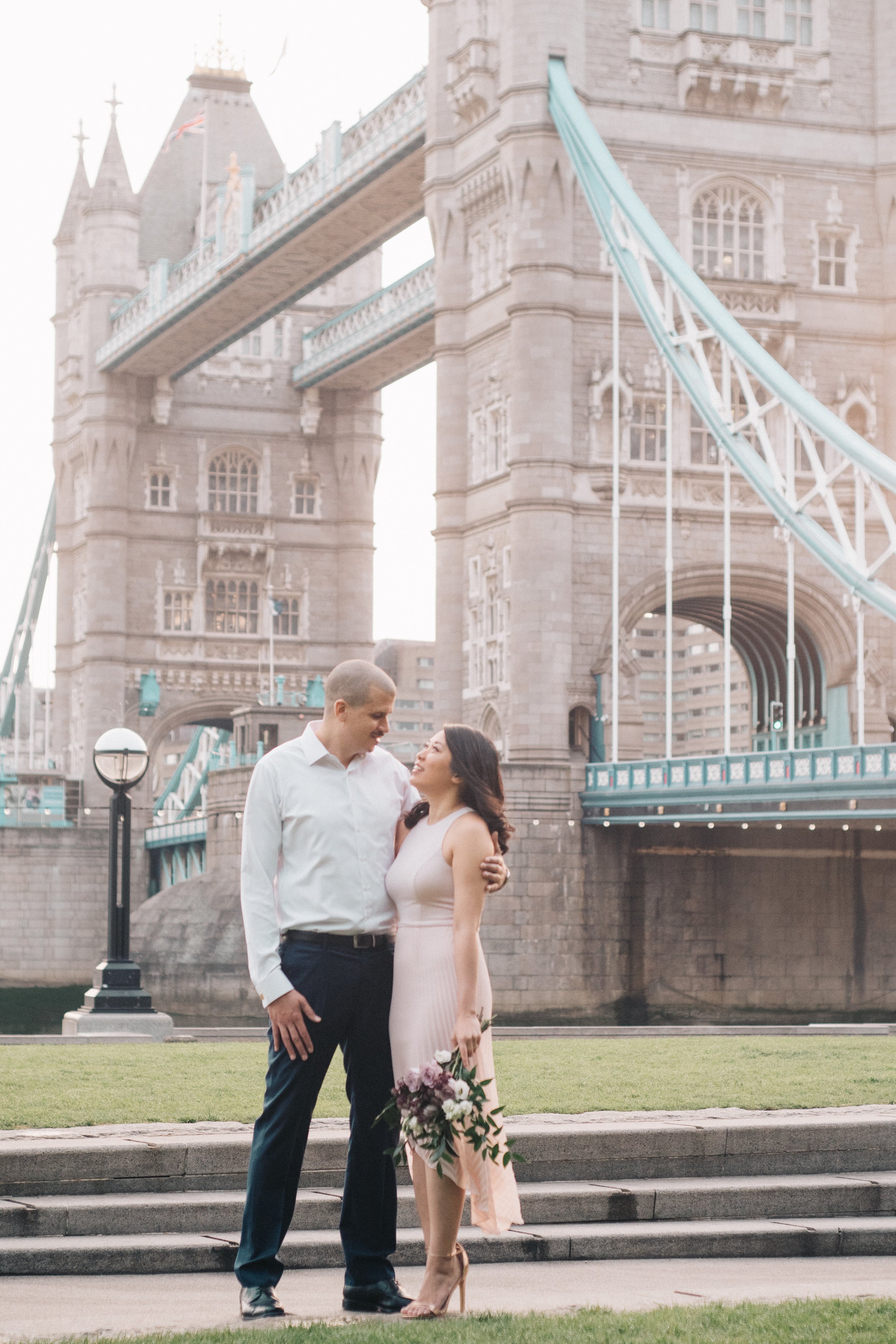 Couple's European engagement session in London, UK photographed by European destination wedding photographers, Ugo Photography